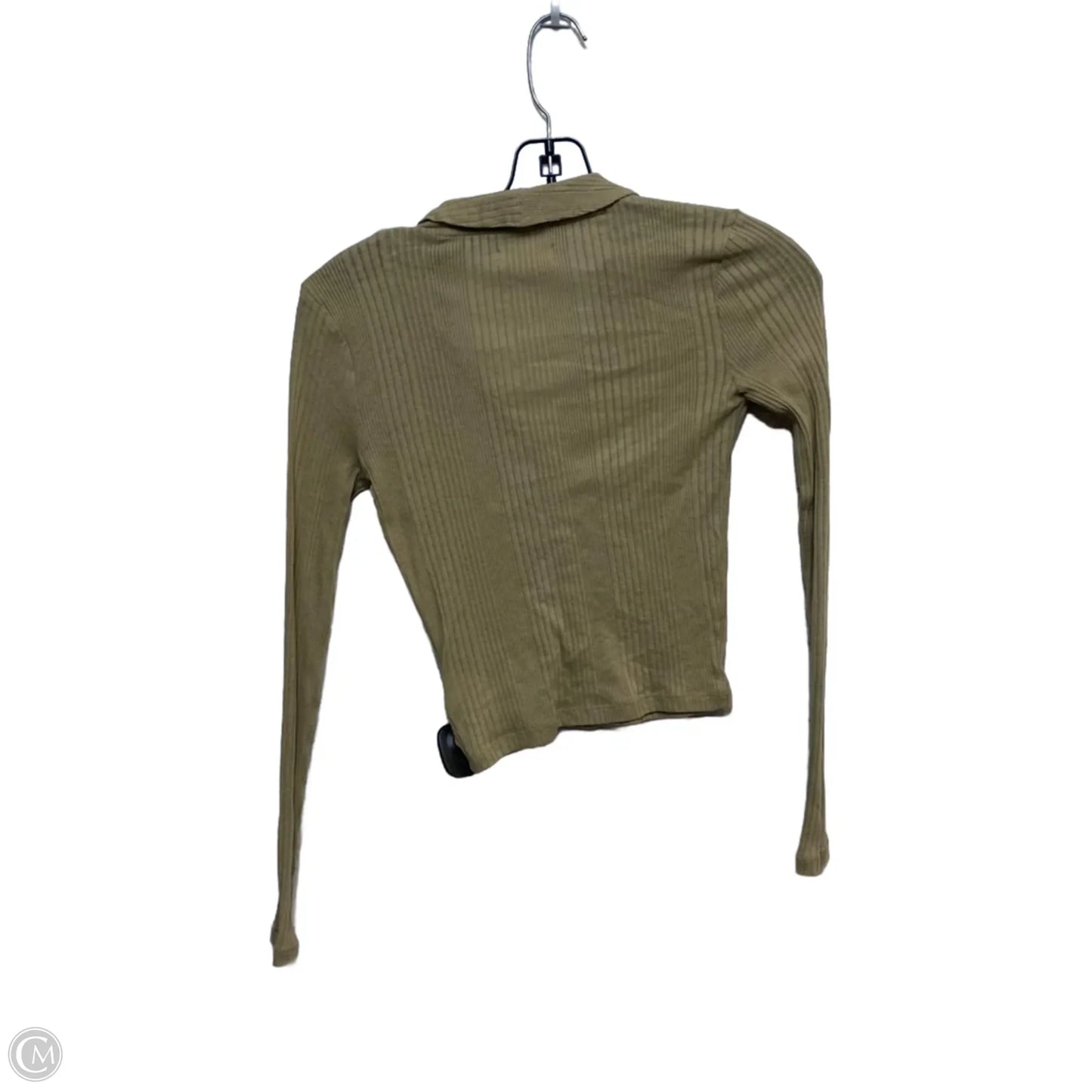 Top Long Sleeve By Madewell In Tan, Size: Xxs