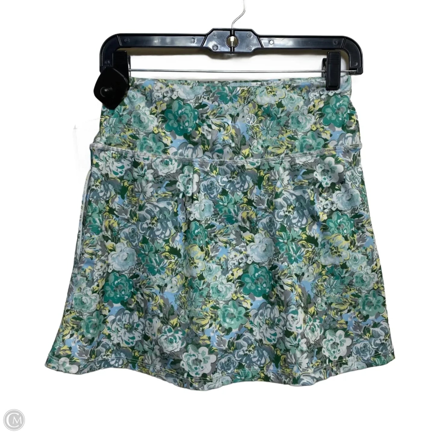 Athletic Skort By Vogo In Blue & Green, Size: S