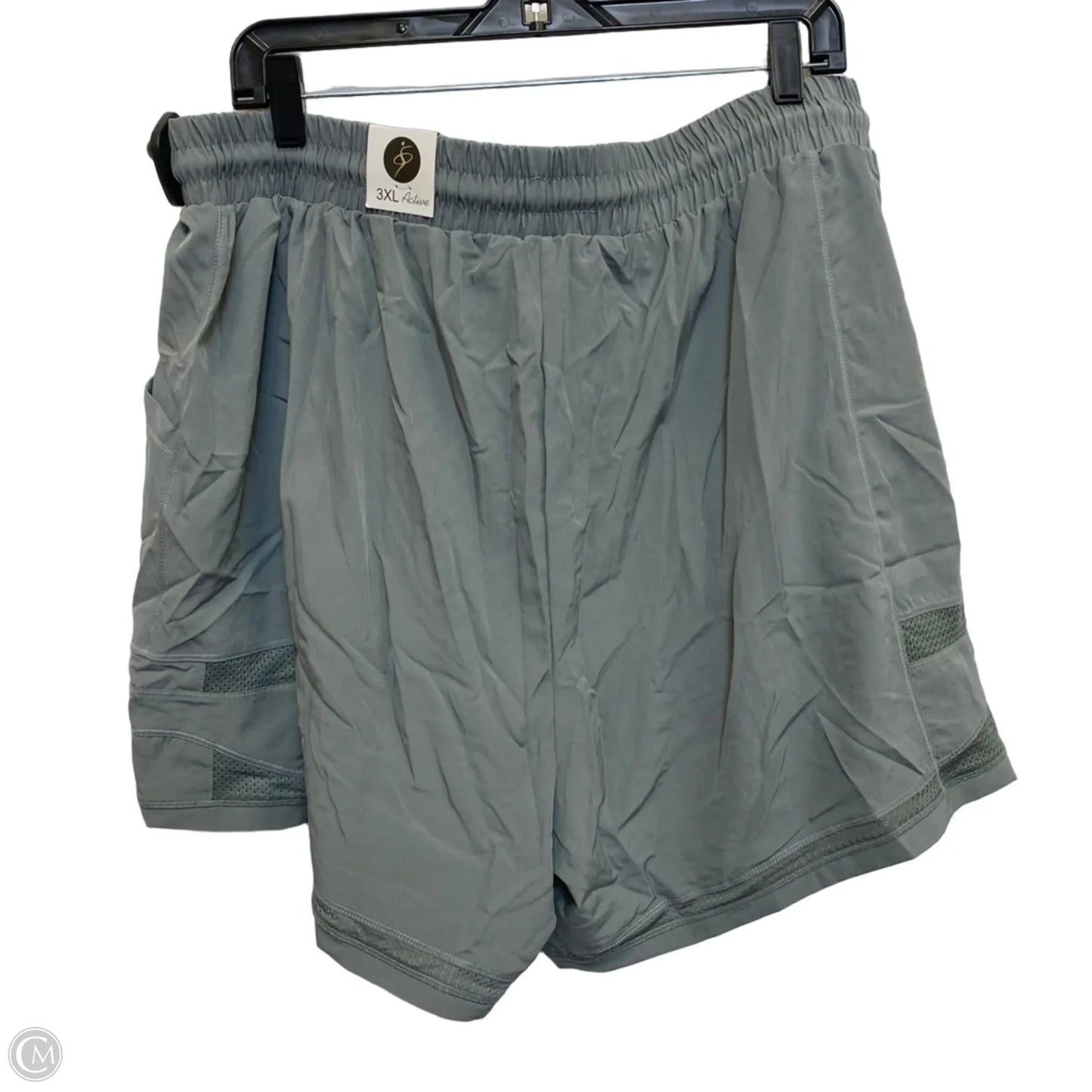 Athletic Shorts By Clothes Mentor In Grey, Size: 3x