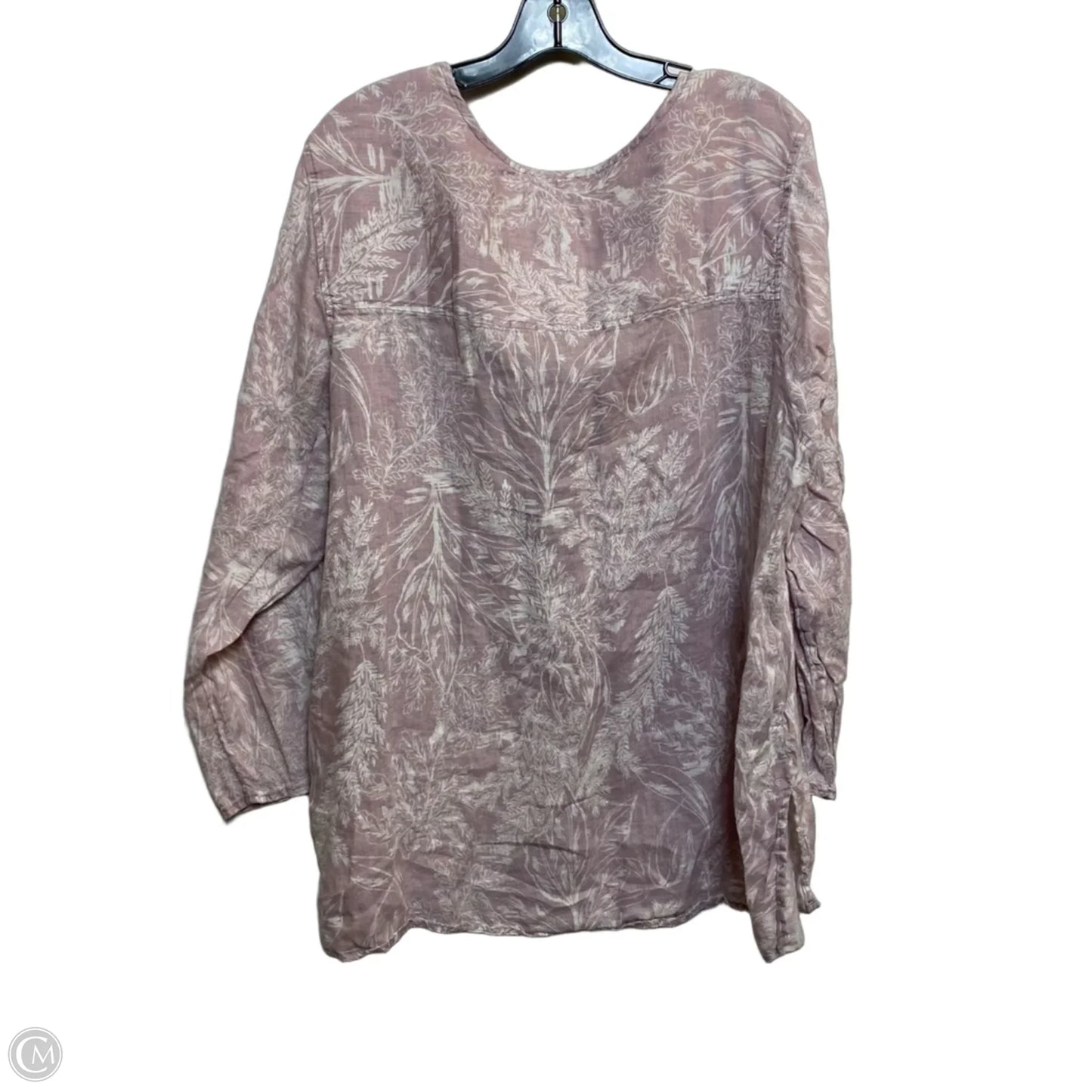 Top Long Sleeve By Tahari In Purple, Size: 3x