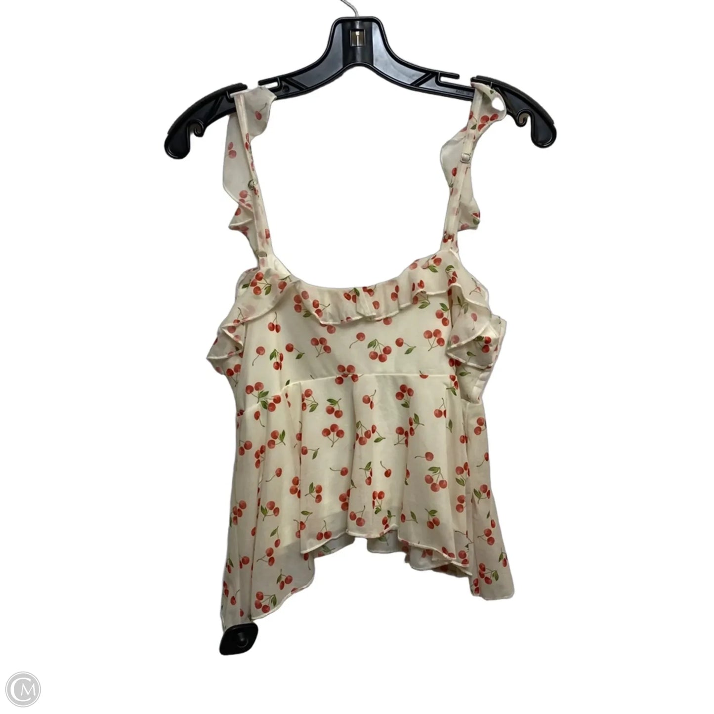 Top Sleeveless By Wild Fable In Cream, Size: M