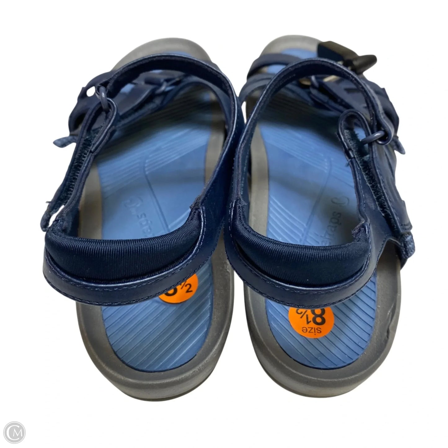 Sandals Flats By Bare Traps In Blue, Size: 8.5