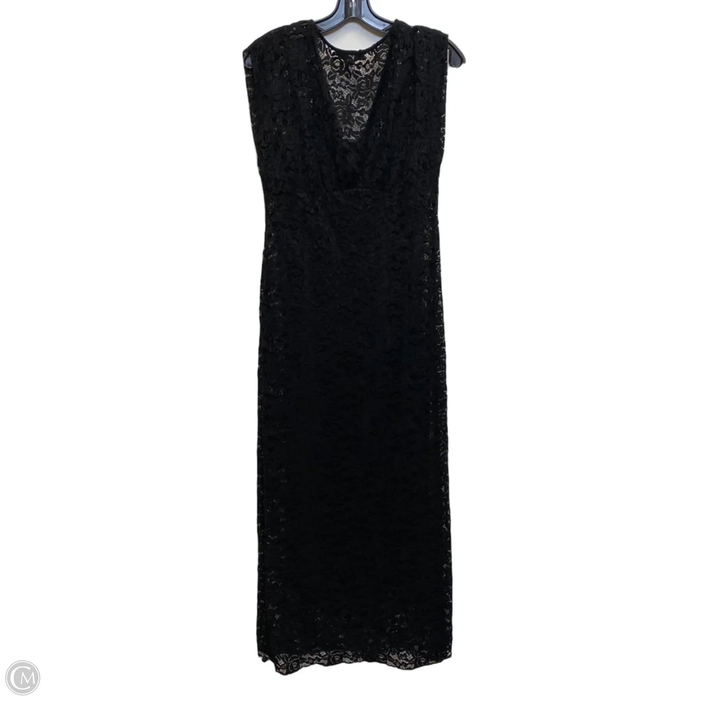 Dress Casual Maxi By Top Shop In Black, Size: M