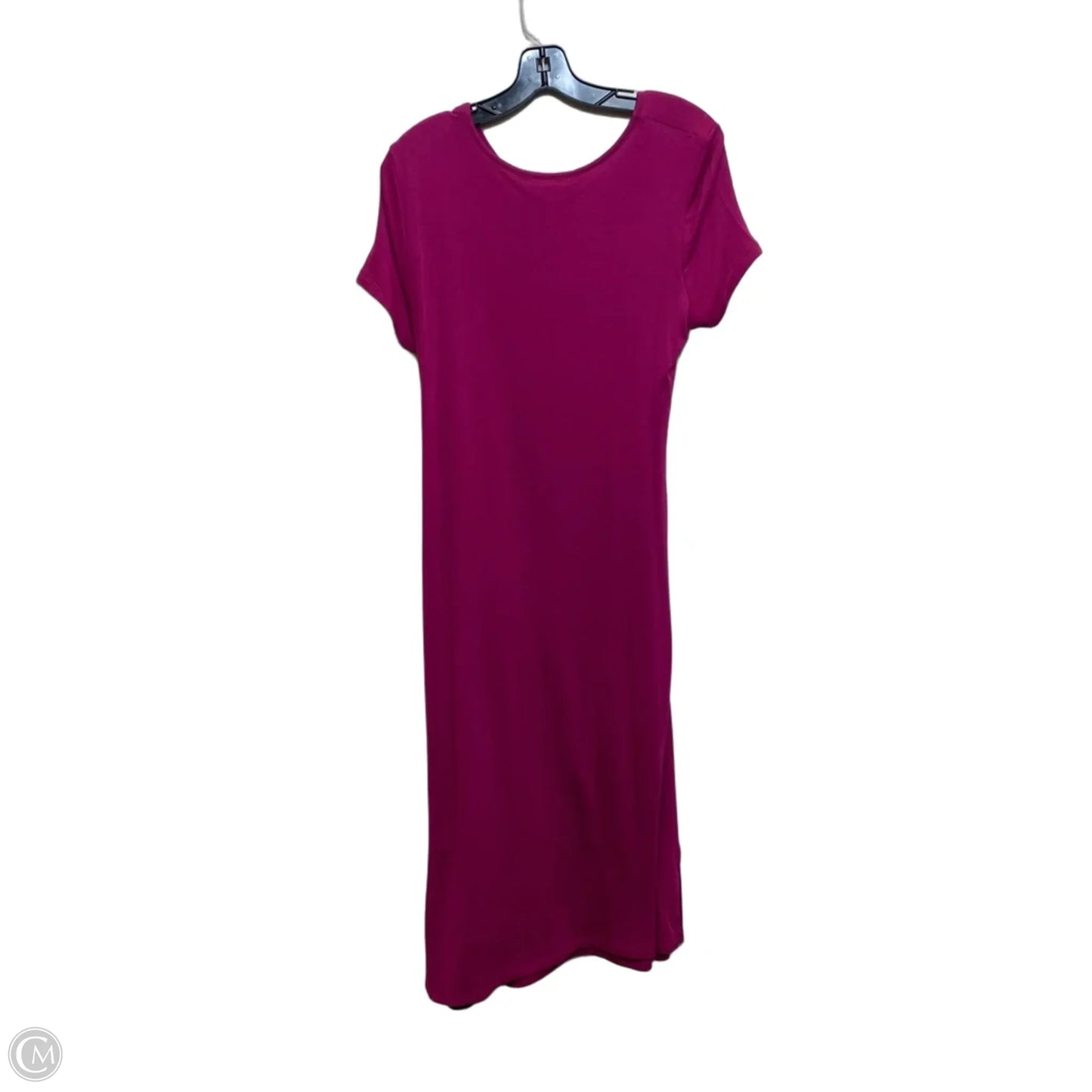 Dress Casual Midi By Time And Tru In Pink, Size: M