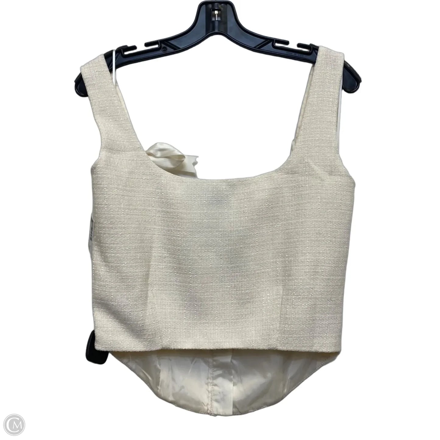 Top Sleeveless By Vici In Cream, Size: Xl