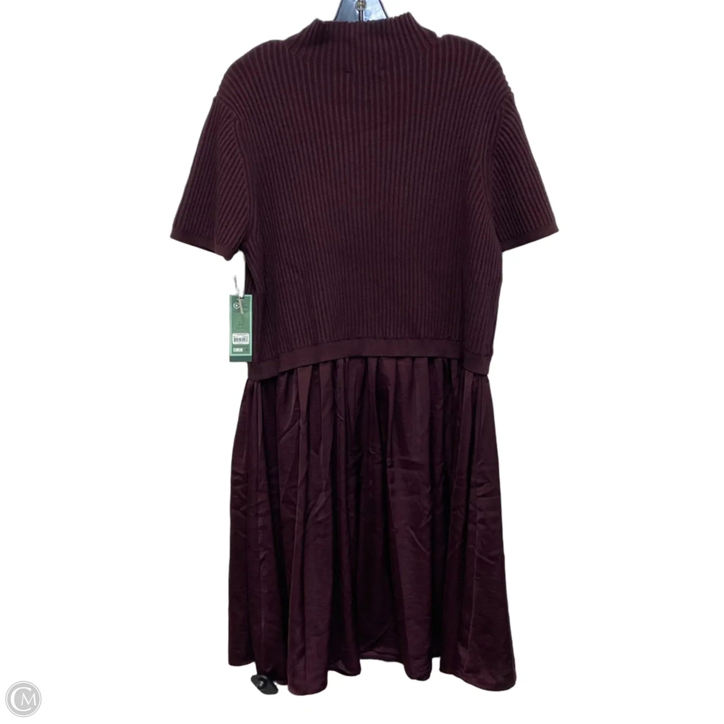 Dress Casual Short By Terra & Sky In Purple, Size: 2x