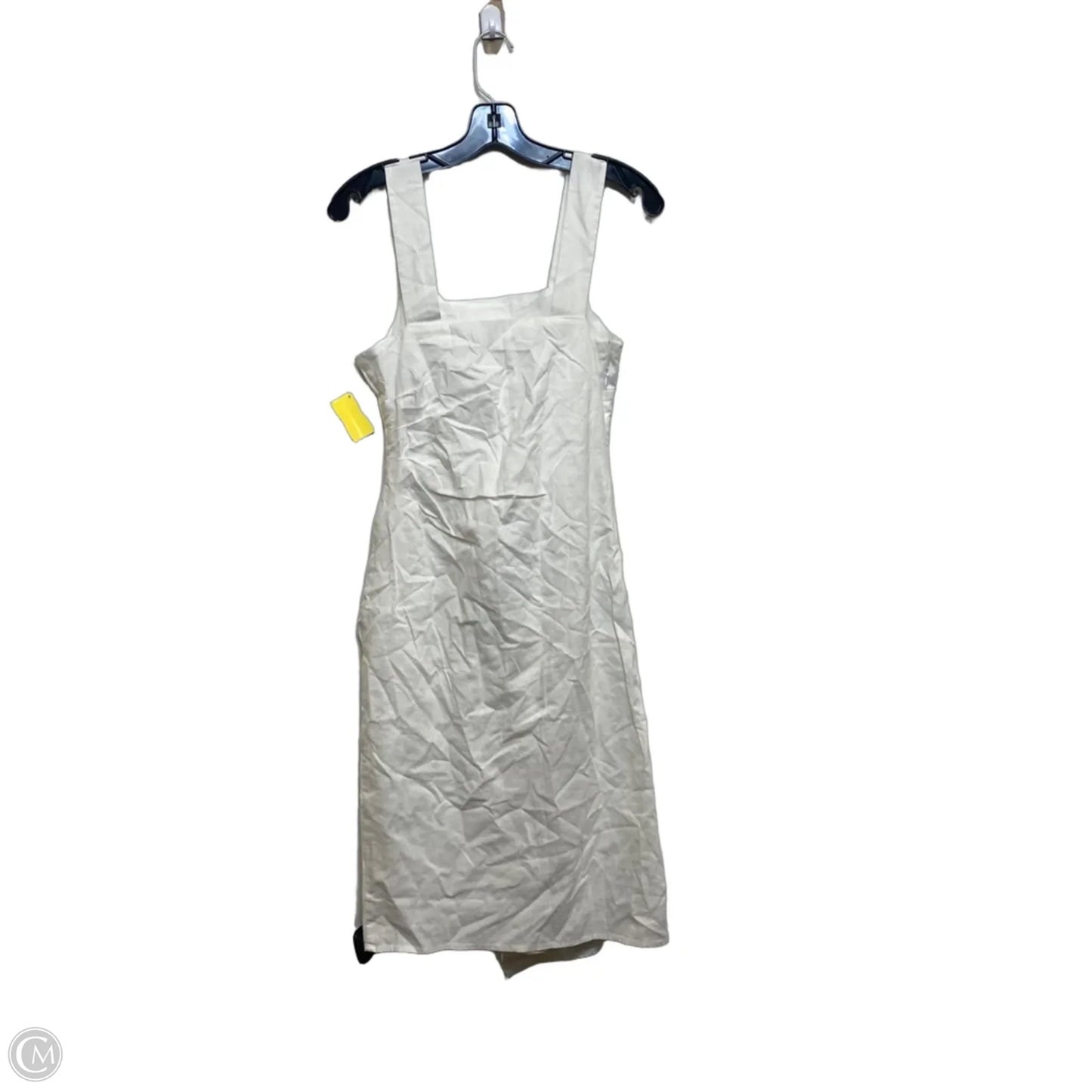 Dress Casual Midi By Loft In White, Size: Xs