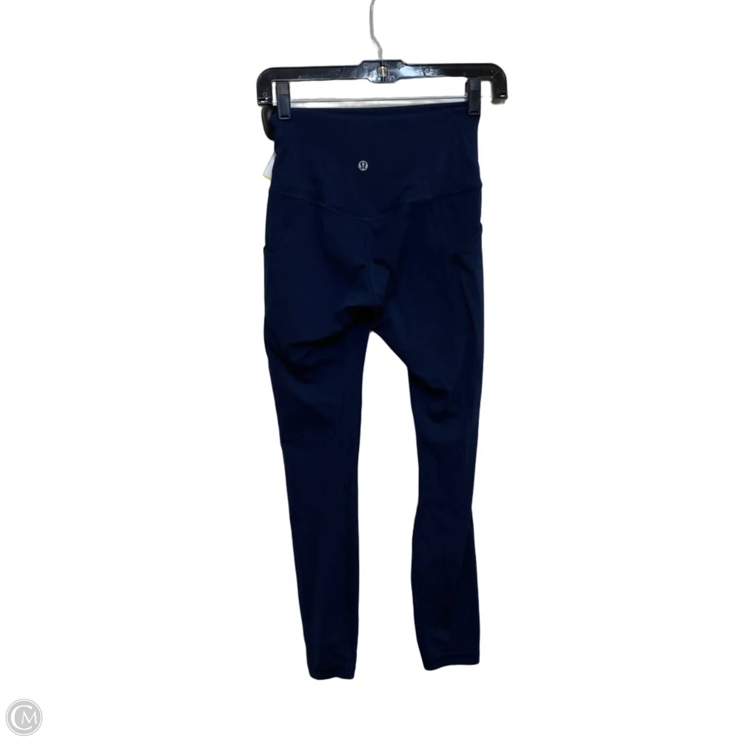 Athletic Leggings Designer By Lululemon In Navy, Size: S