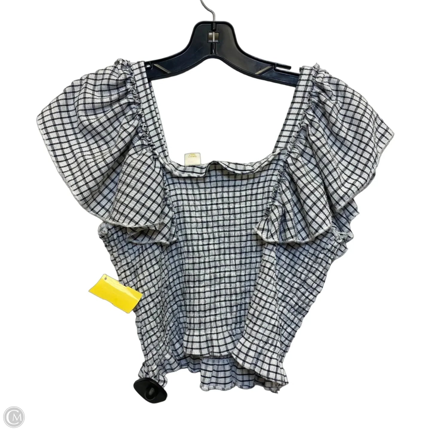 Top Sleeveless By Maeve In Black & White, Size: S