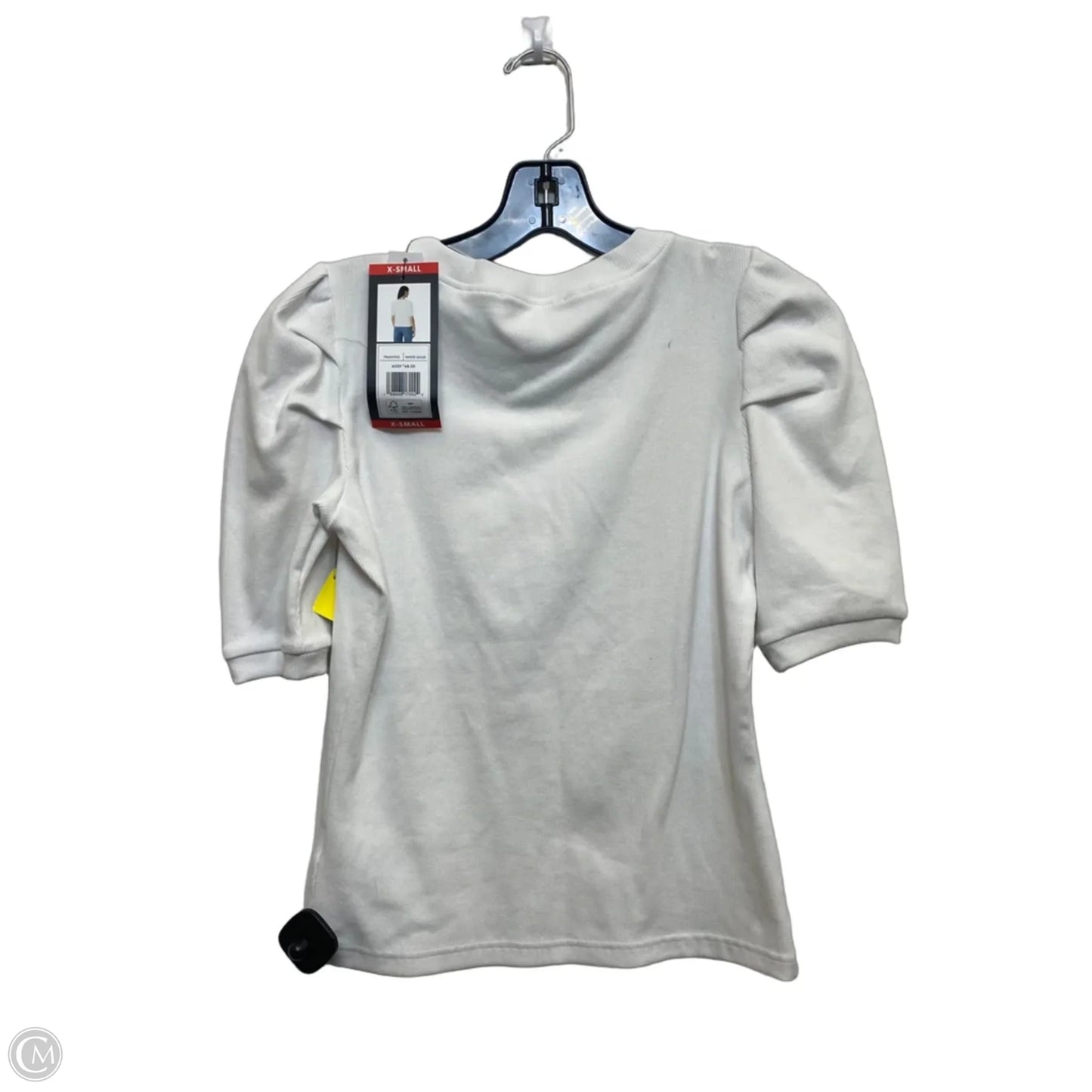 Top Short Sleeve Designer By Rebecca Minkoff In White, Size: Xs