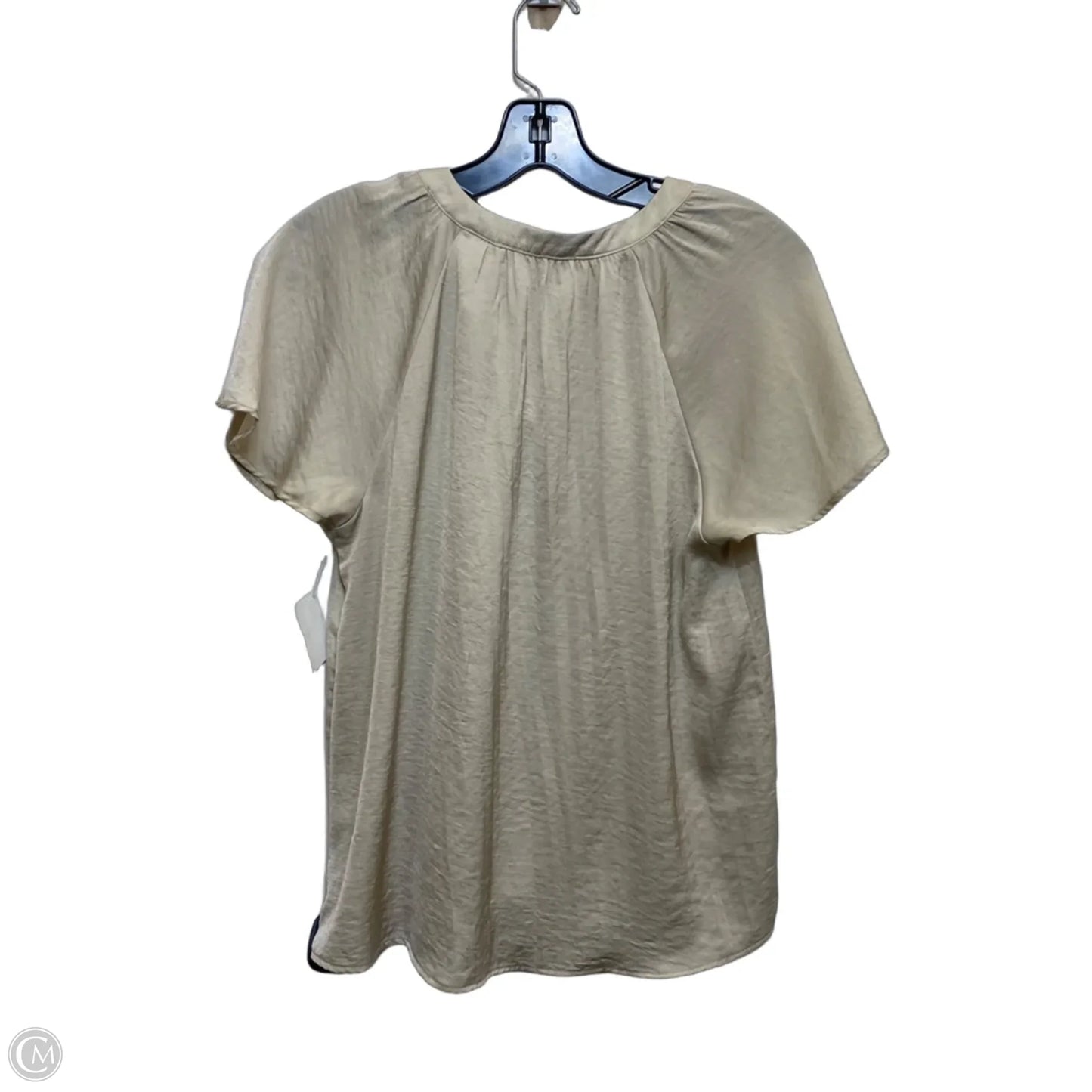 Top Short Sleeve By Olive And Oak In Cream, Size: L