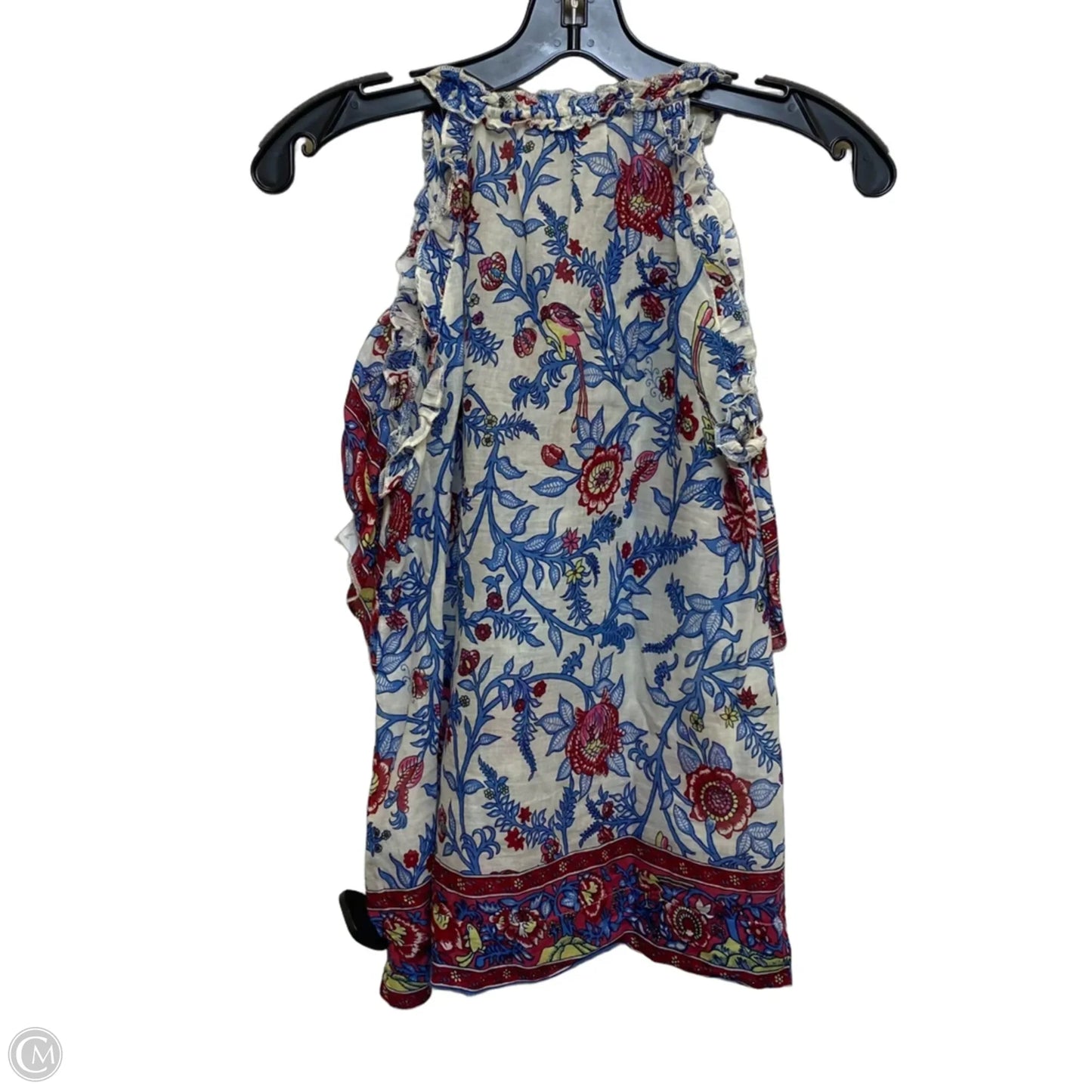 Top Sleeveless By Point Sur In Blue & Red, Size: XS