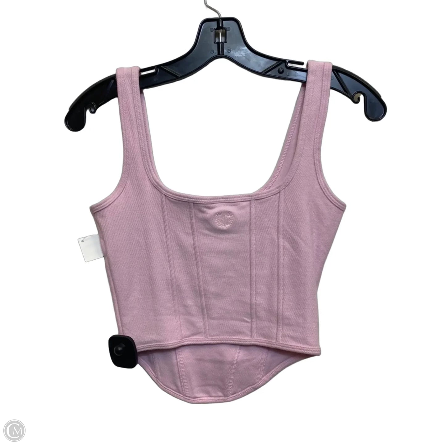 Top Sleeveless By Pink In Pink, Size: S
