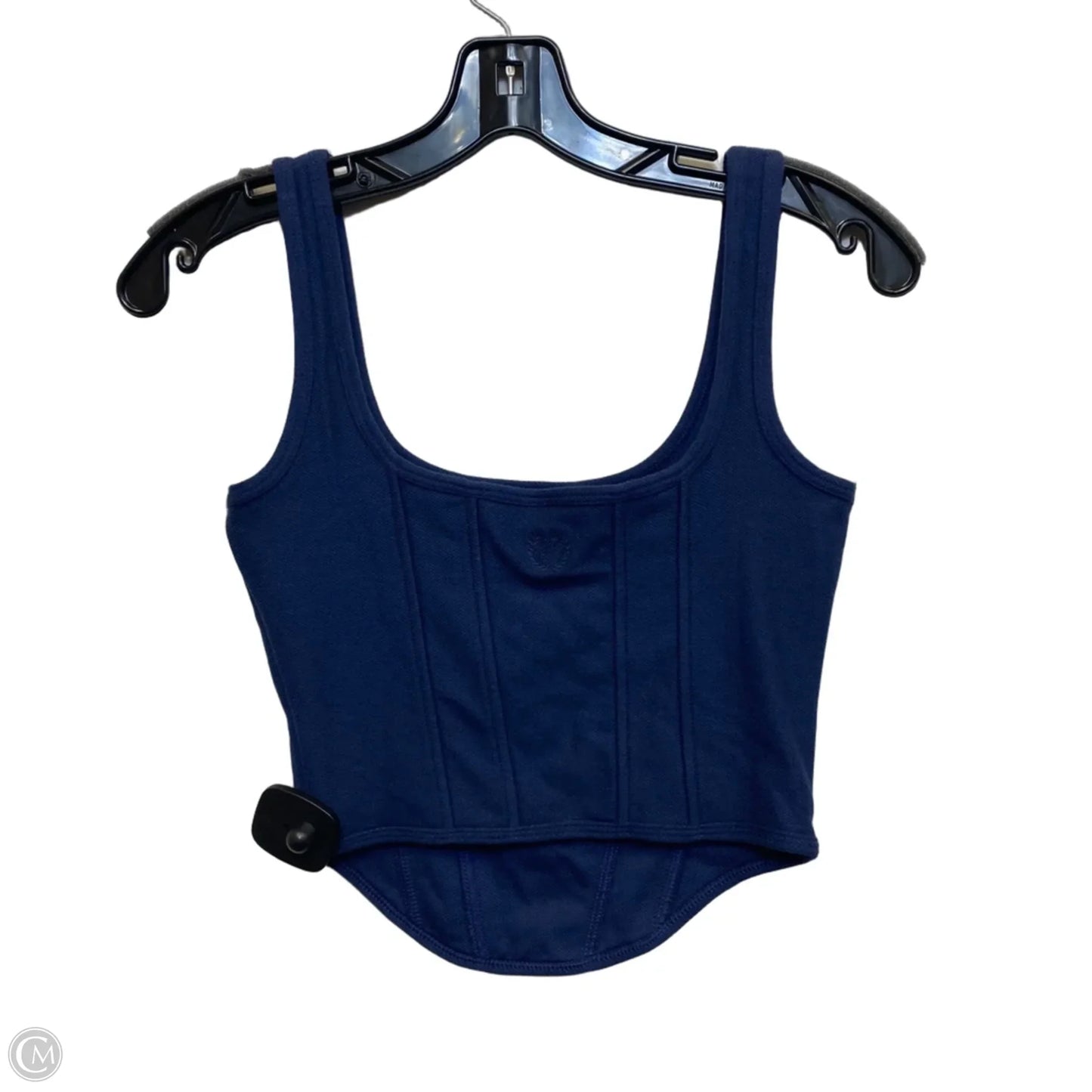 Top Sleeveless By Pink In Blue, Size: S