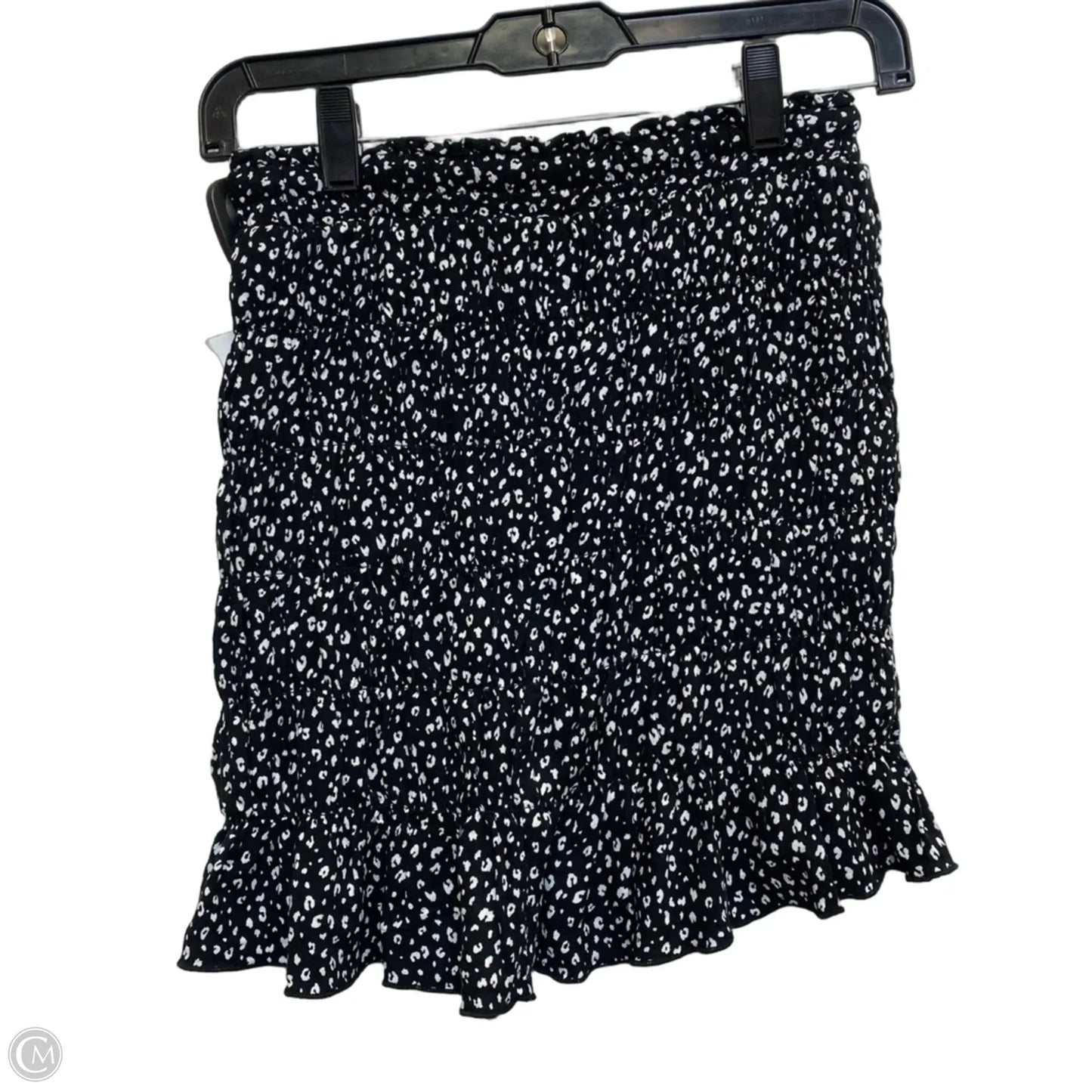 Skirt Mini & Short By Urban Romantics In Black & White, Size: S