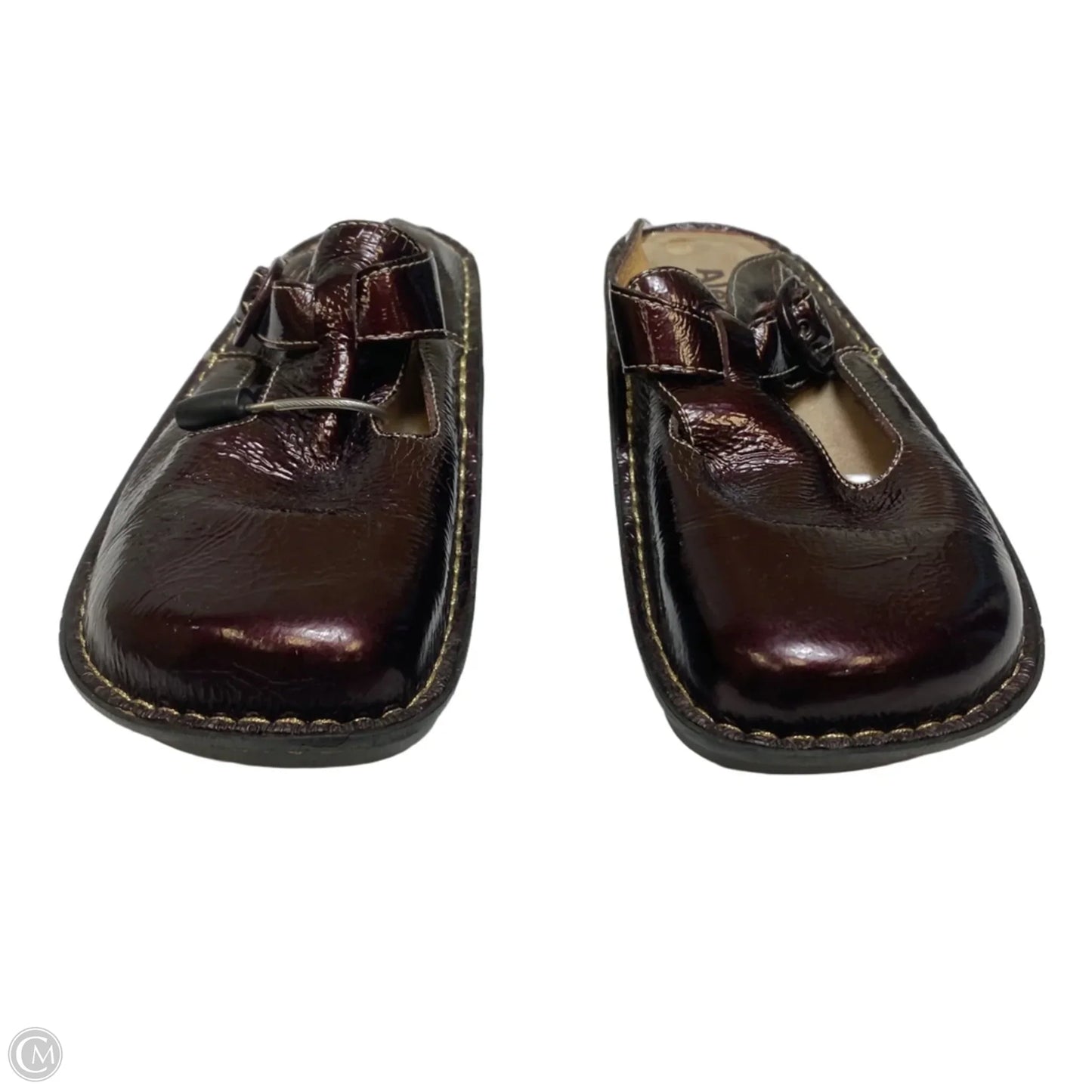 Shoes Flats By Alegria In Maroon, Size: 9