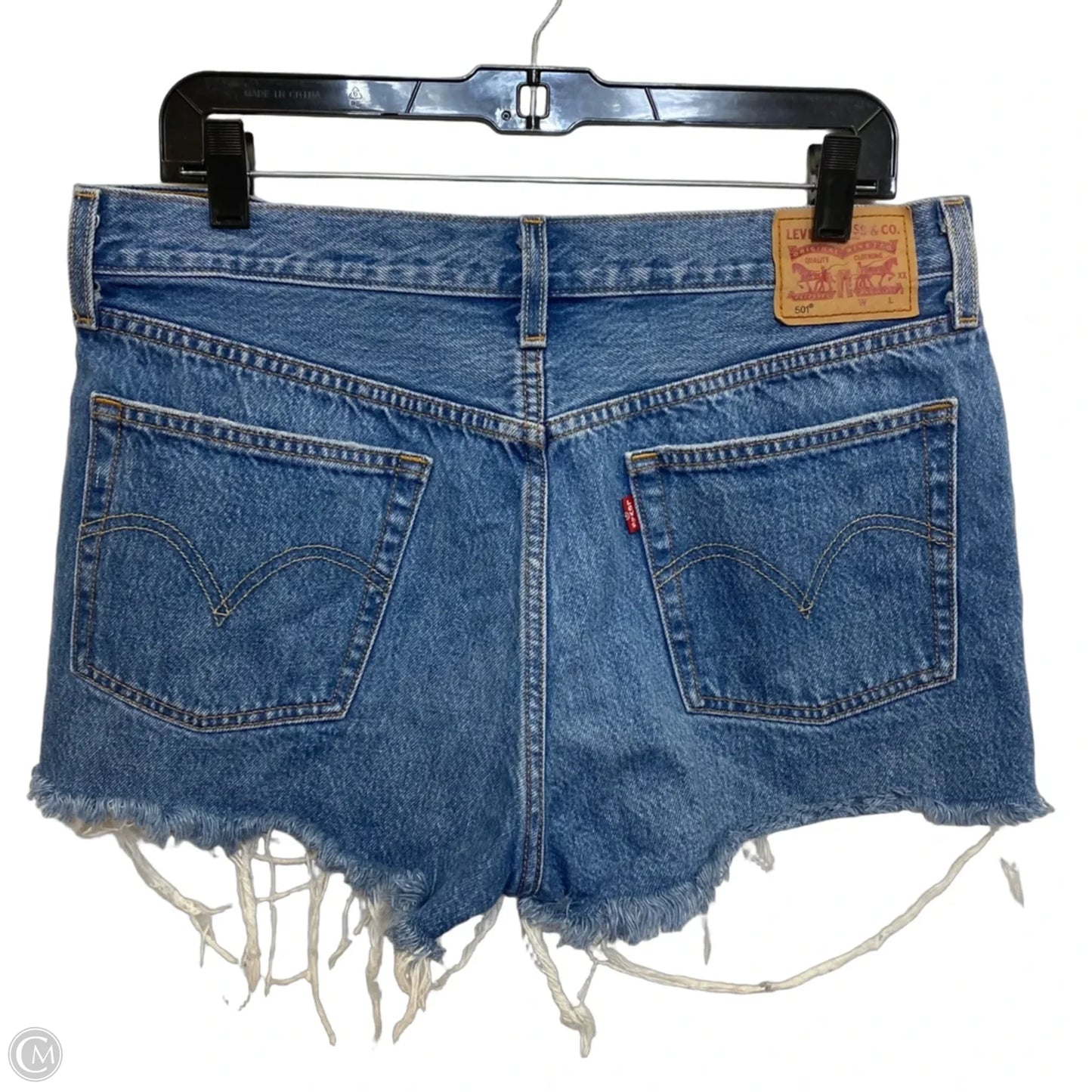 Shorts By Levis In Blue Denim, Size: 12