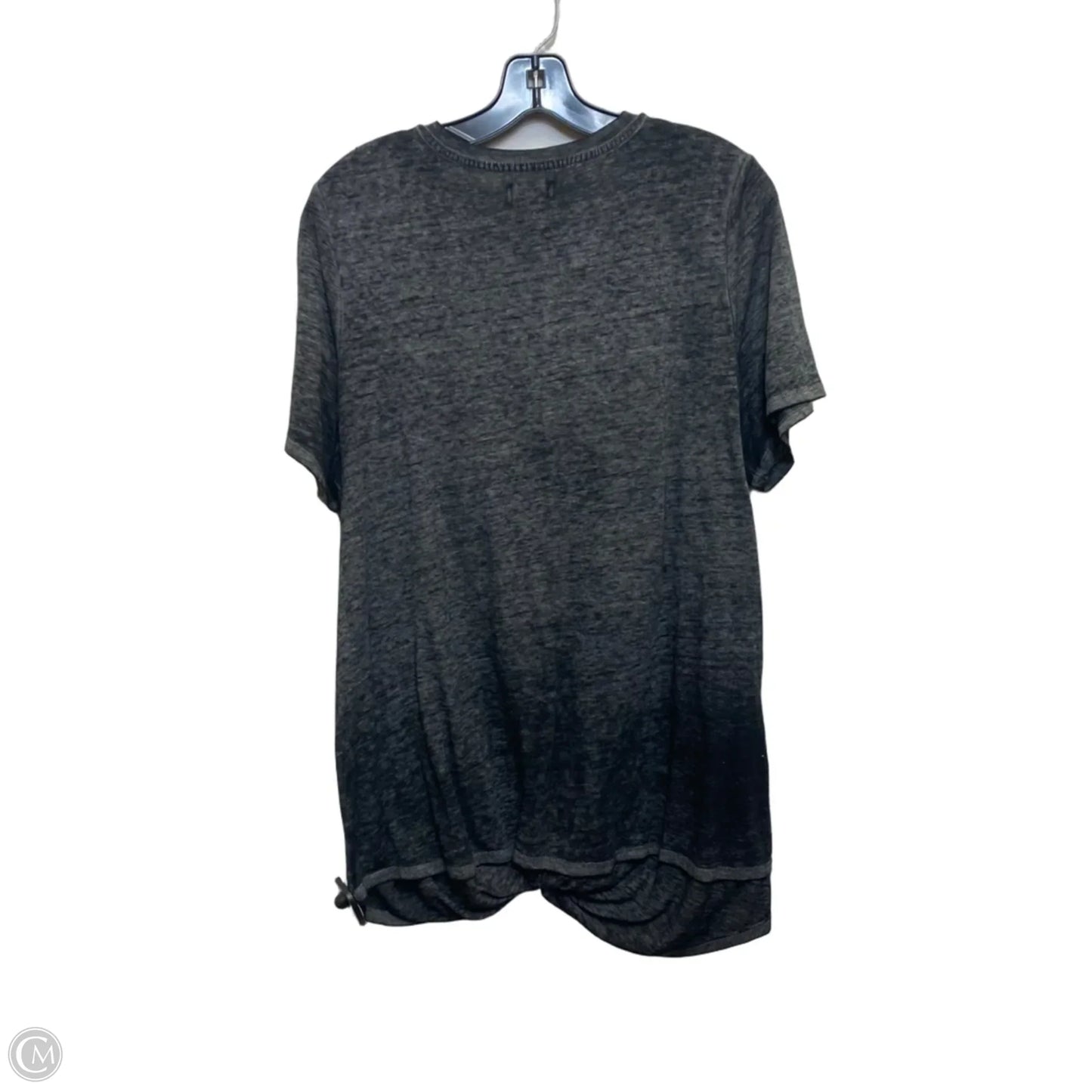 Top Short Sleeve By Joei & I In Grey, Size: 2x
