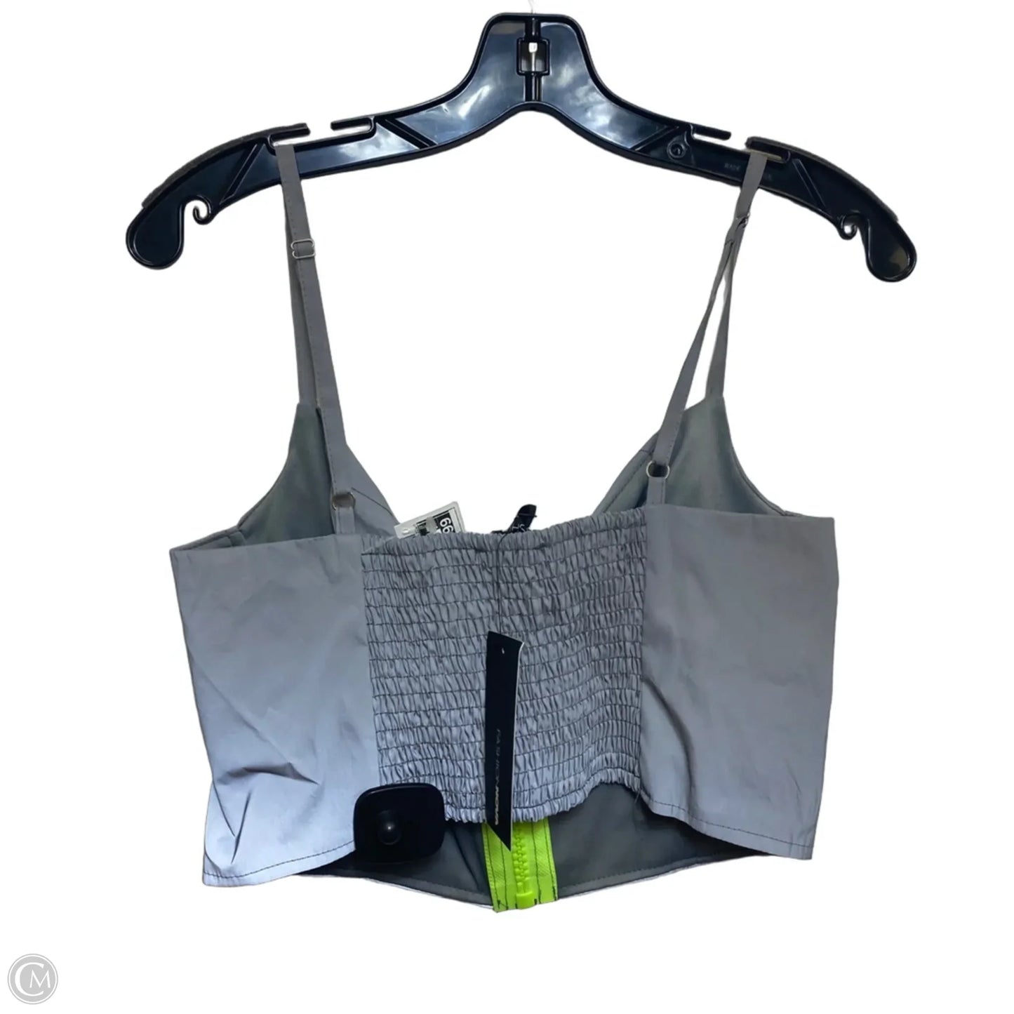 Top Sleeveless By Fashion Nova In Grey, Size: L