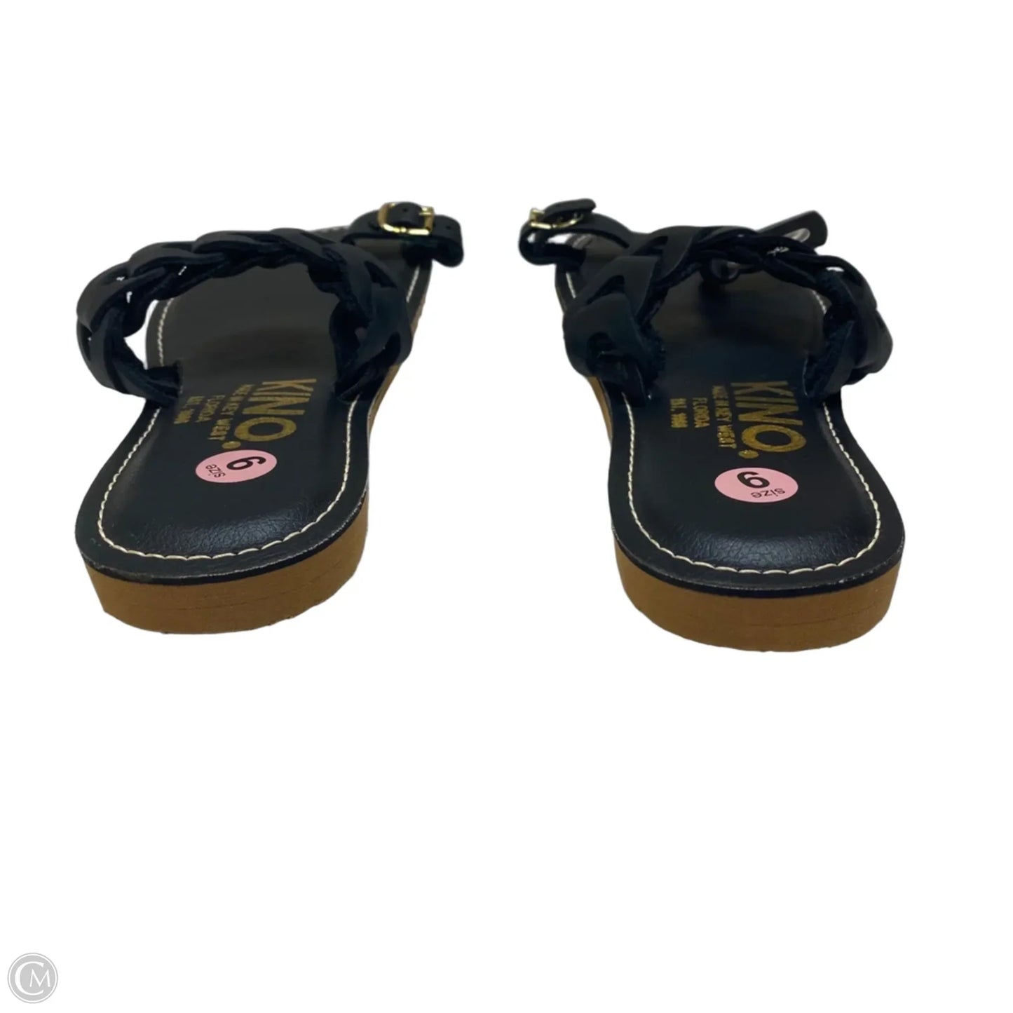 Sandals Flats By Kino In Black, Size: 9