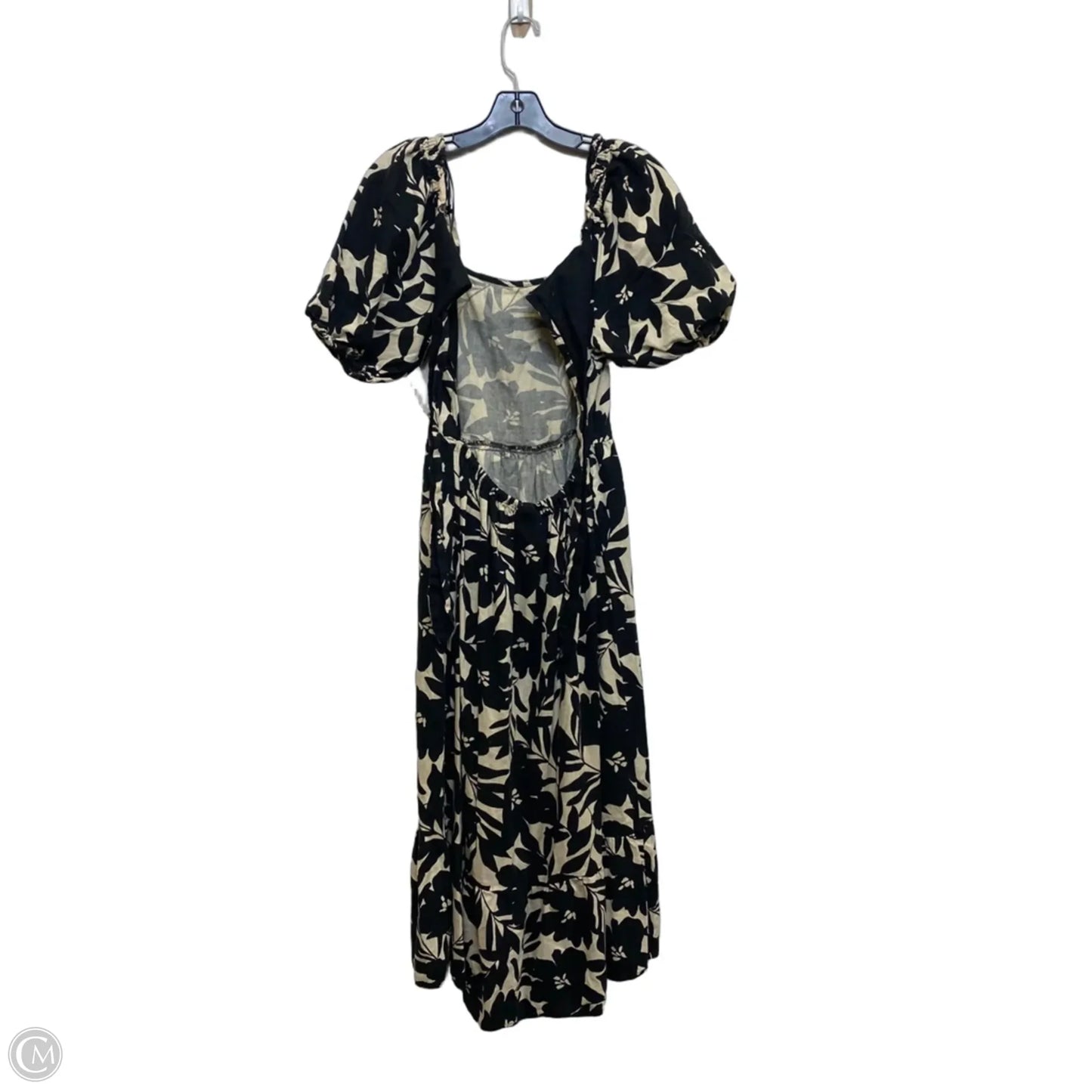Dress Casual Maxi By Who What Wear In Black & Cream, Size: M