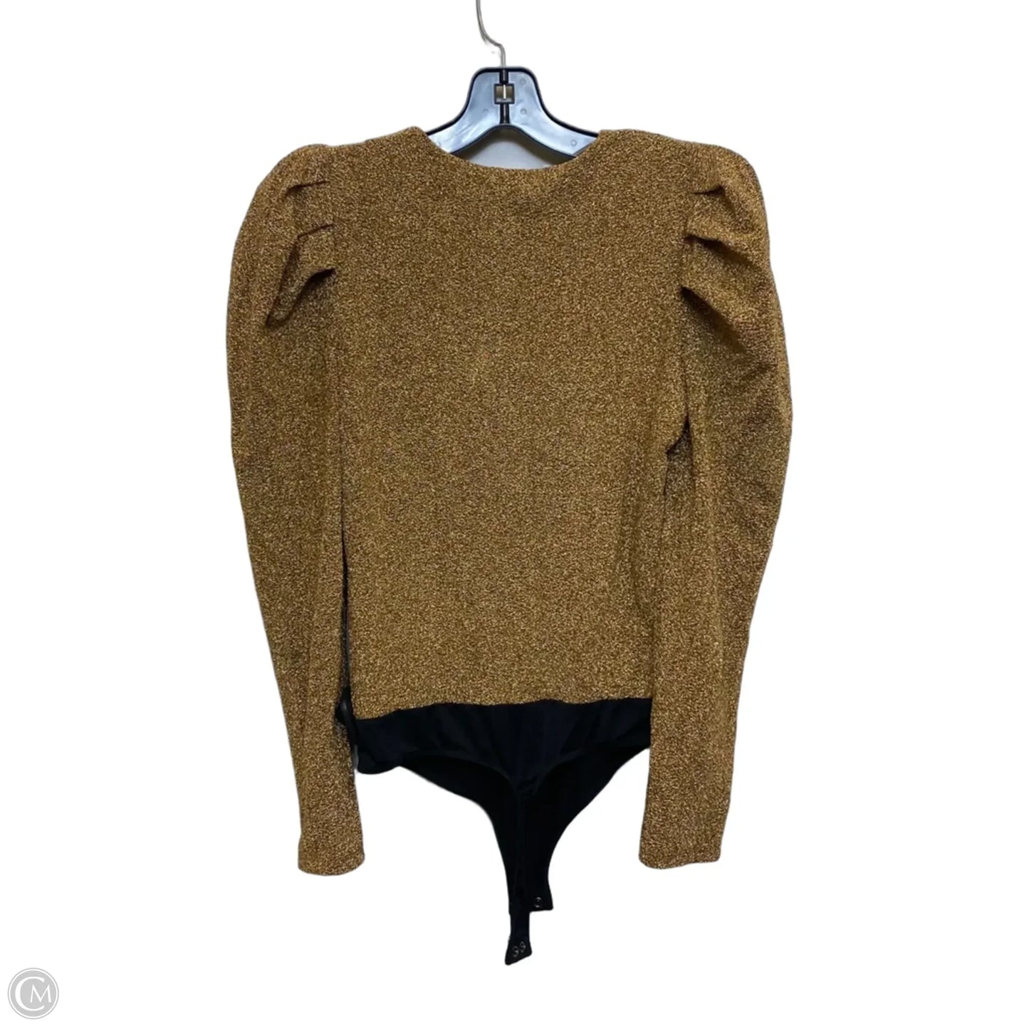 Bodysuit By Express In Gold, Size: M