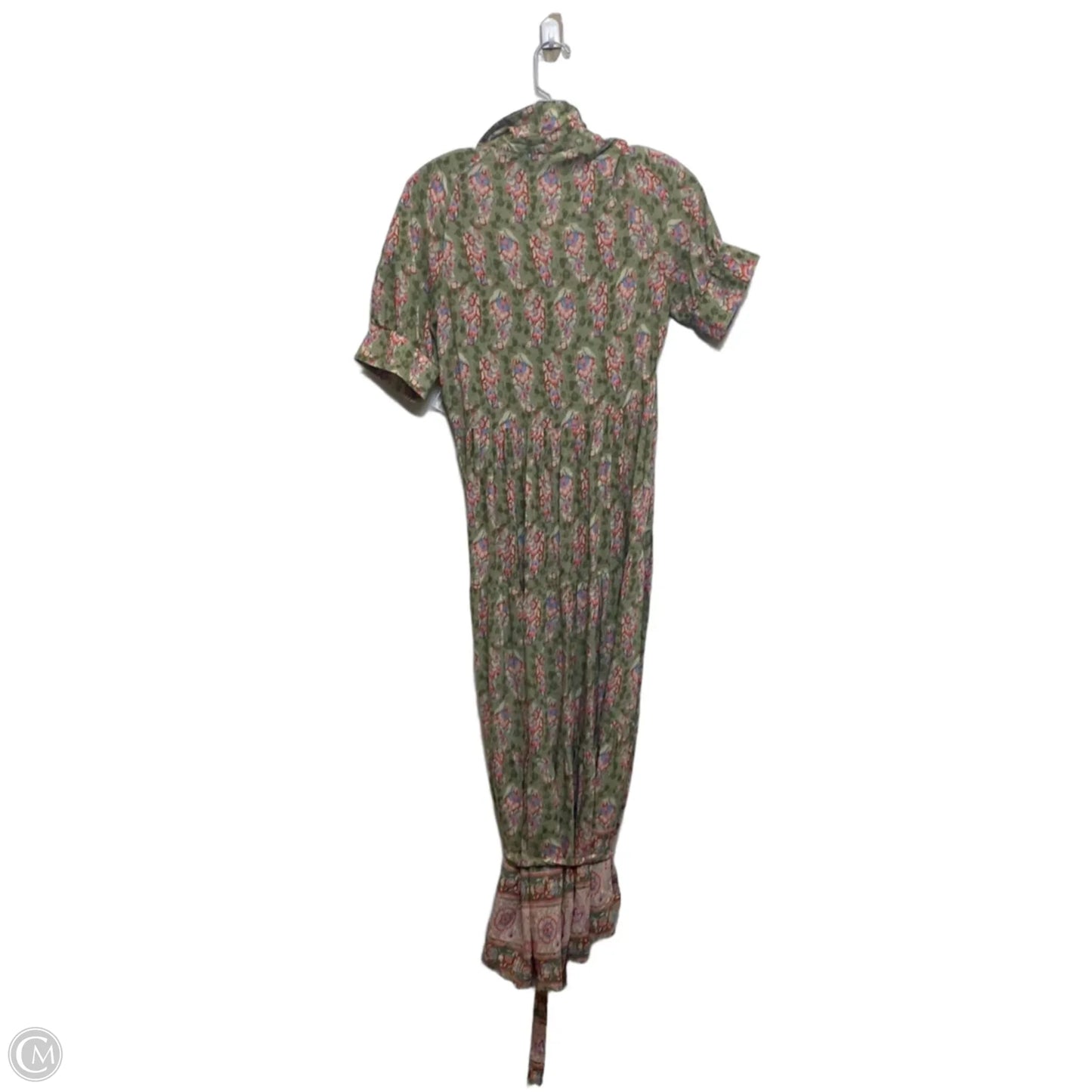 Dress Casual Maxi By Natural Life In Green & Pink, Size: Xs