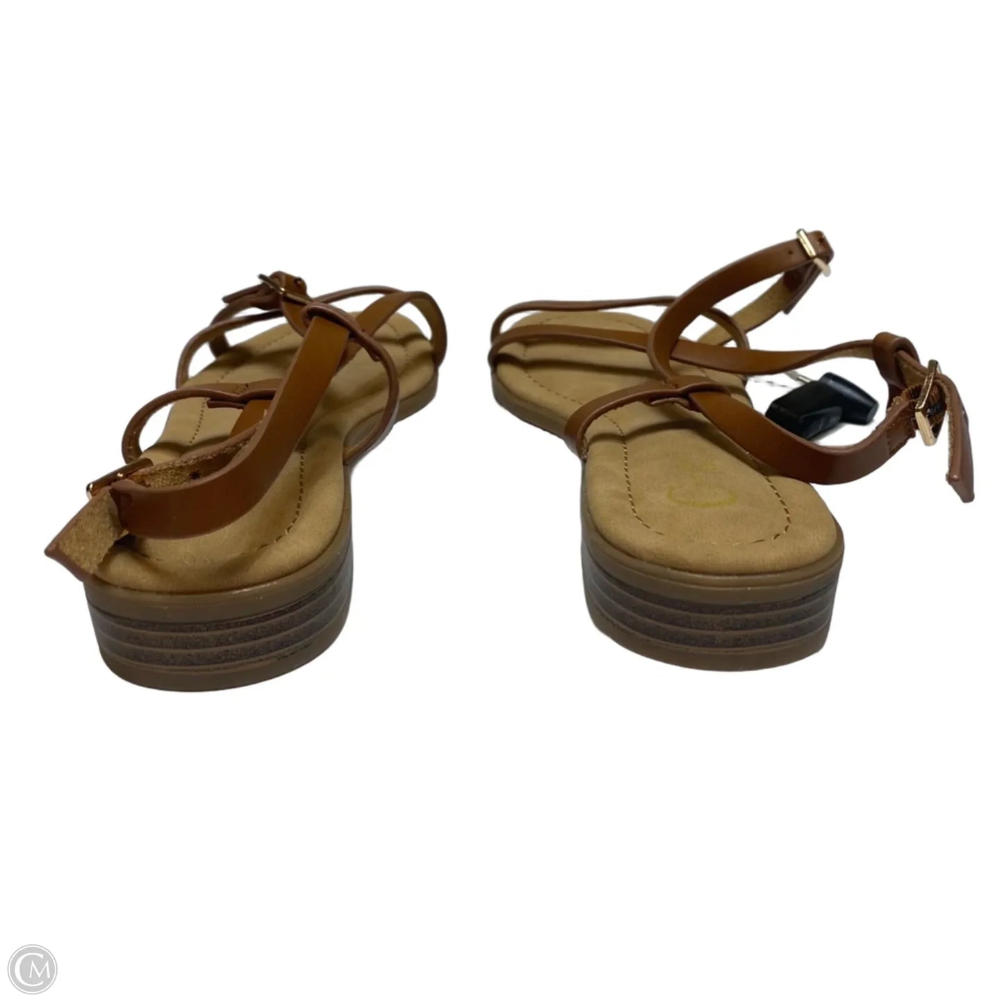 Sandals Flats By C Confort In Brown, Size: 7