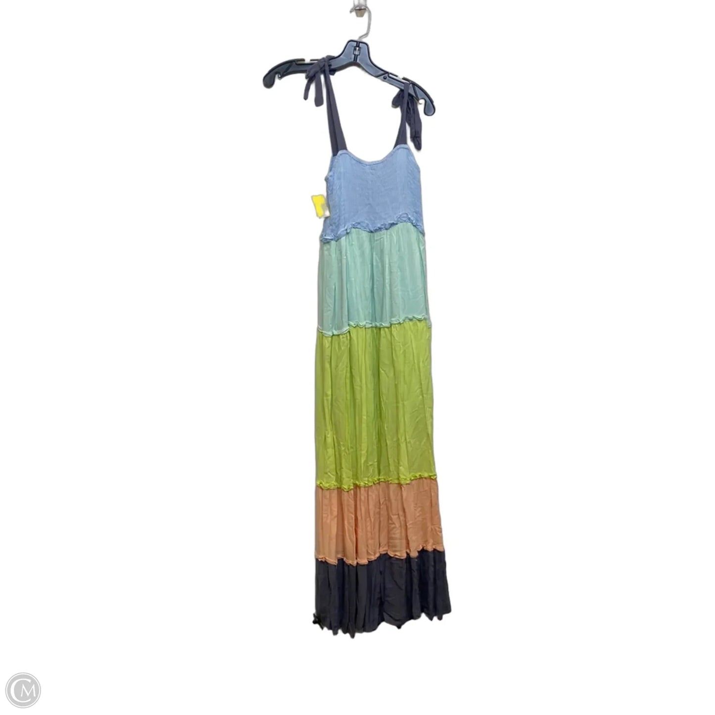 Dress Casual Maxi By Davi & Dani In Blue & Green, Size: S
