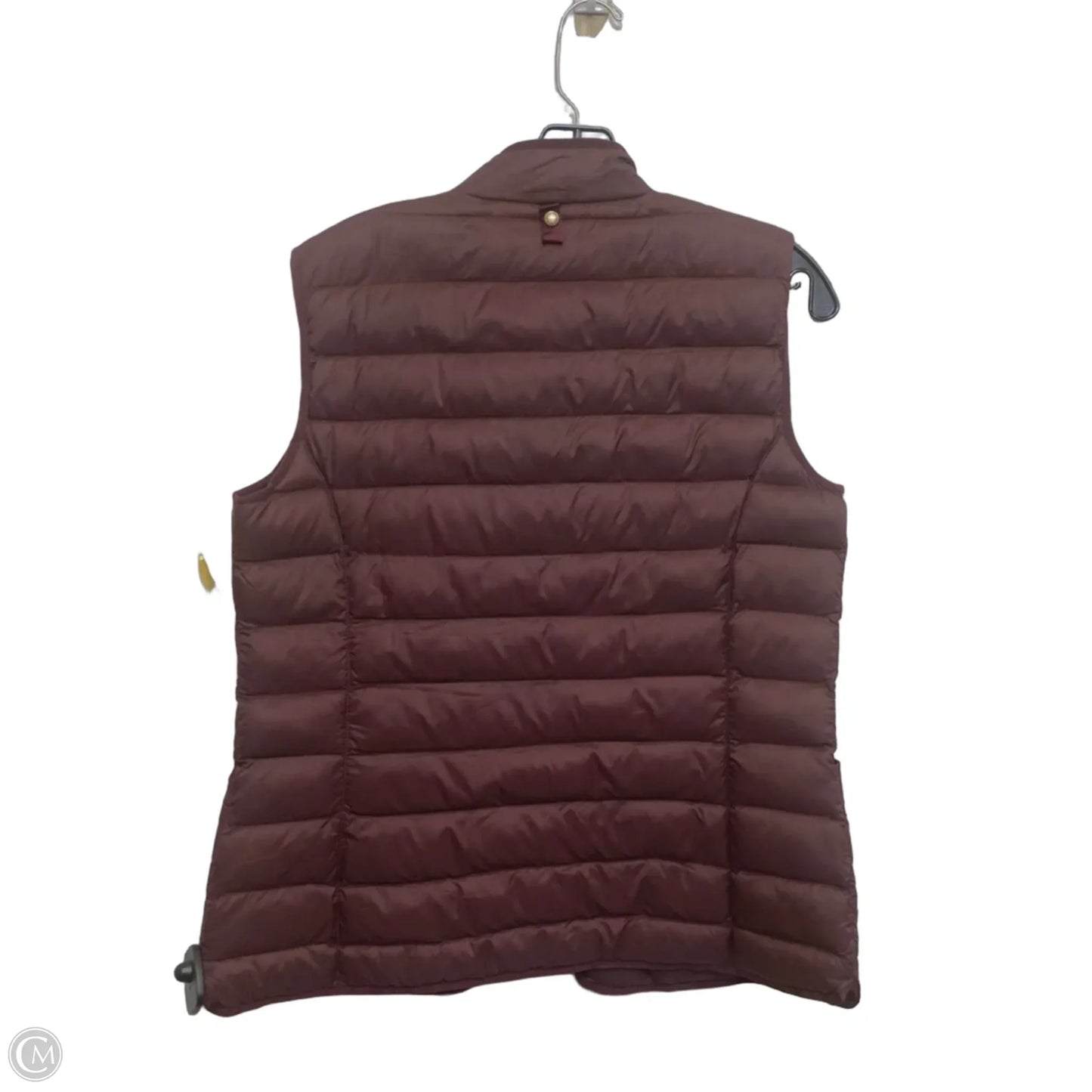 Vest Puffer & Quilted By Barbour In Maroon, Size: M
