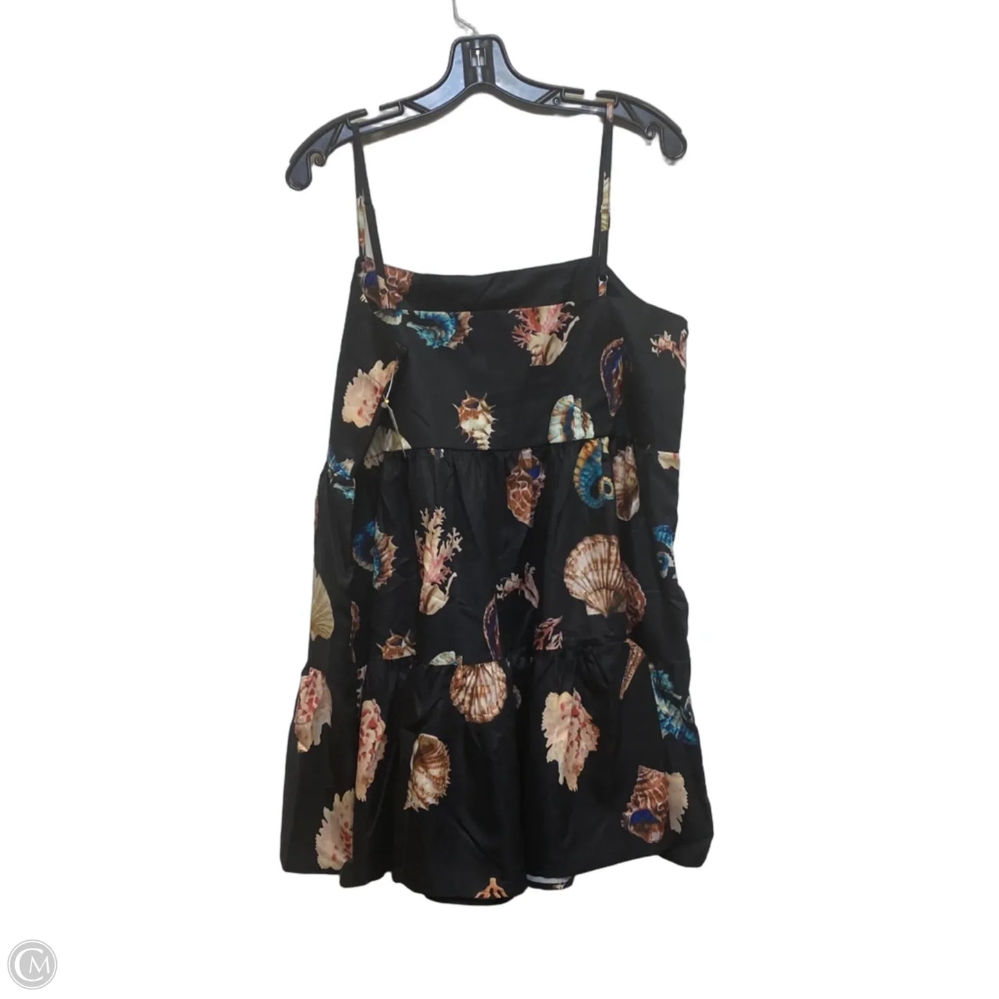 Dress Casual Short By Cmf In Black & Brown, Size: L