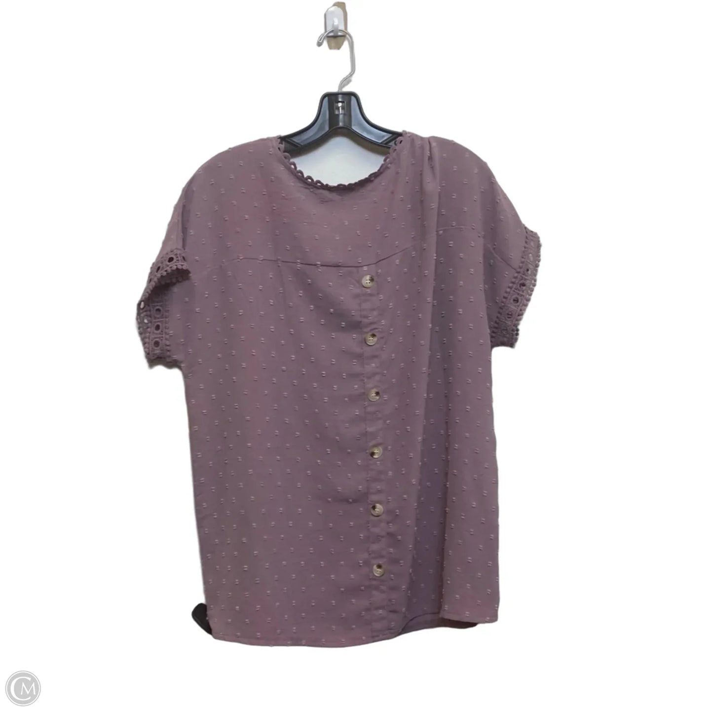 Top Short Sleeve By Dokotoo In Purple, Size: Xl