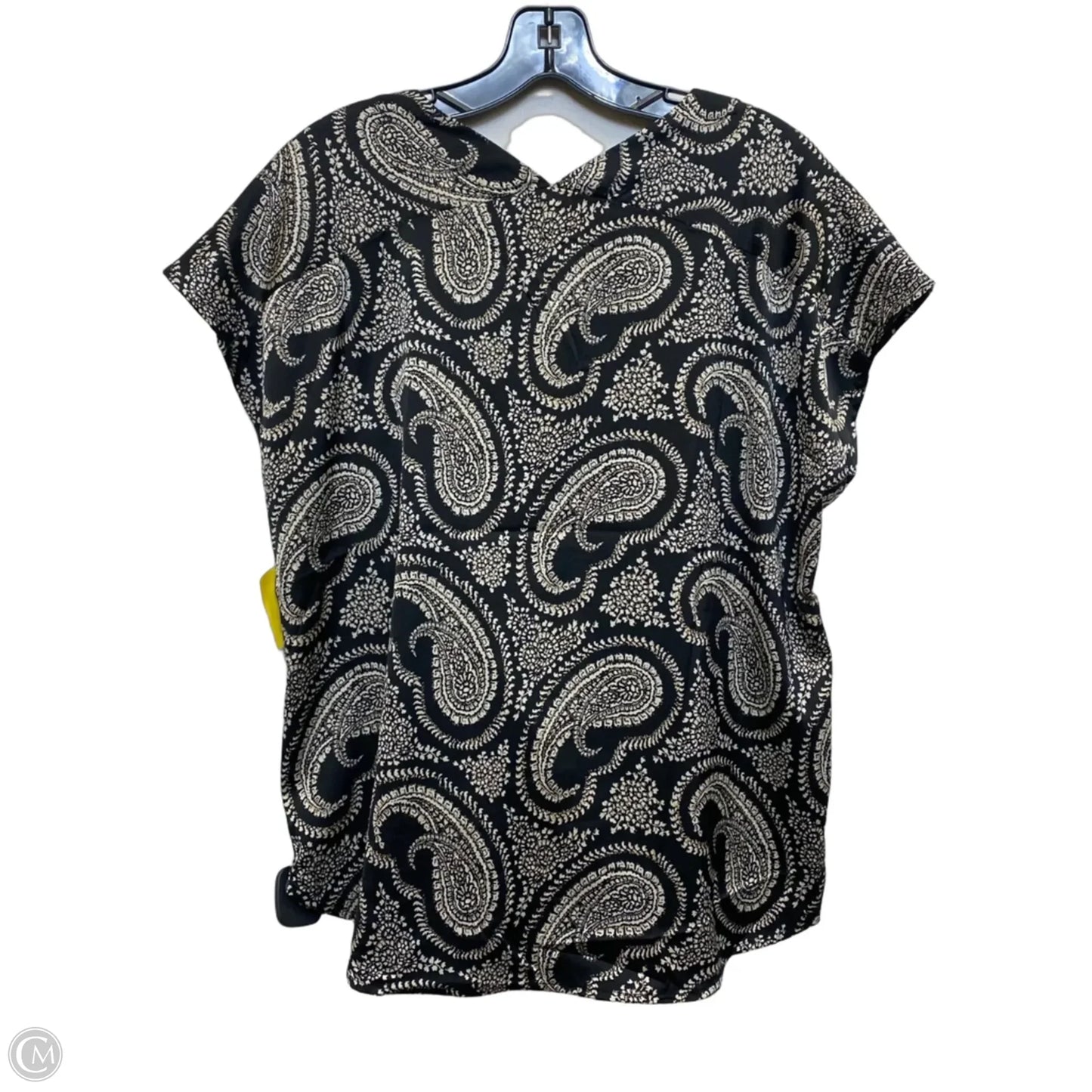 Top Sleeveless By Entro In Black & Cream, Size: Osfm