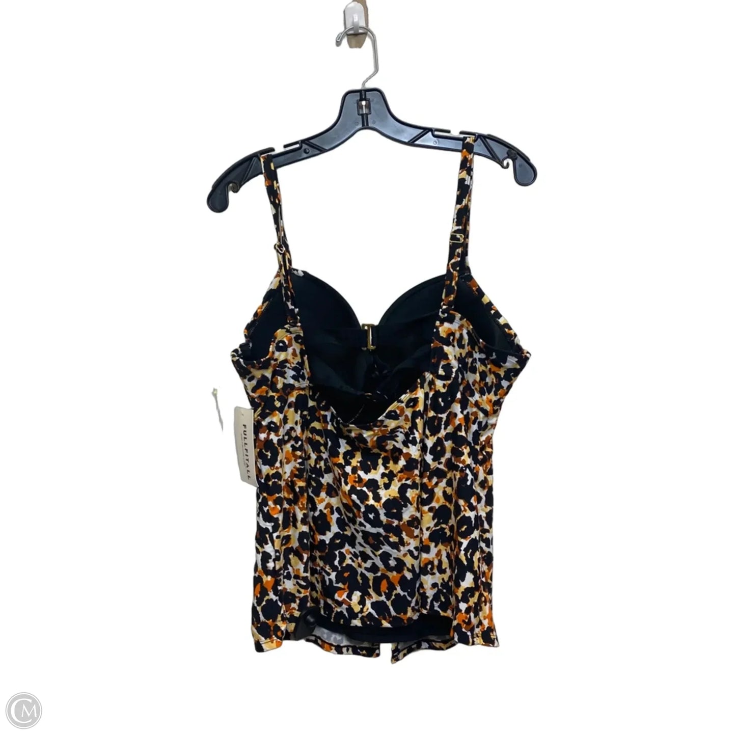 Swimsuit Top By Fullfitall In Animal Print, Size: 1x