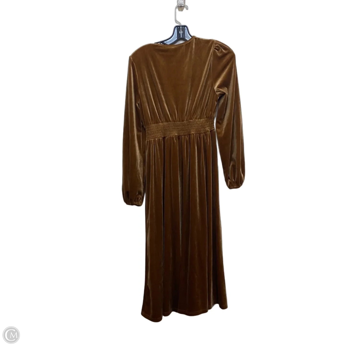Dress Casual Midi By Shein In Brown, Size: Xs