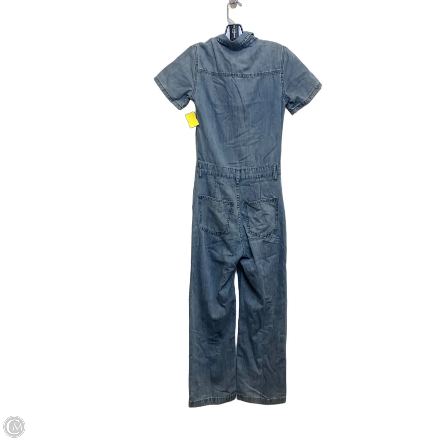 Jumpsuit By Pink Lily In Blue Denim, Size: Xs
