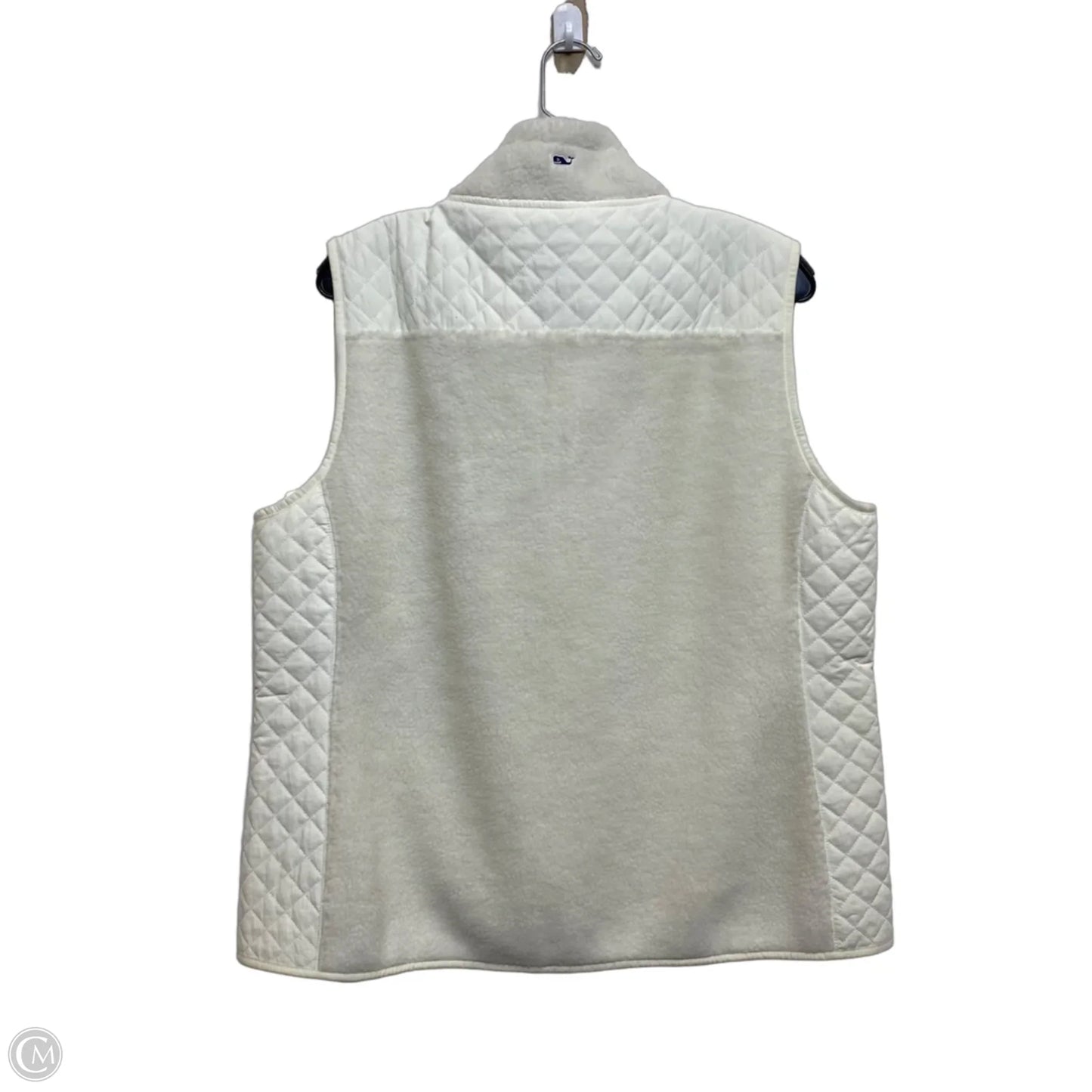 Vest Designer By Vineyard Vines In Cream, Size: Xl