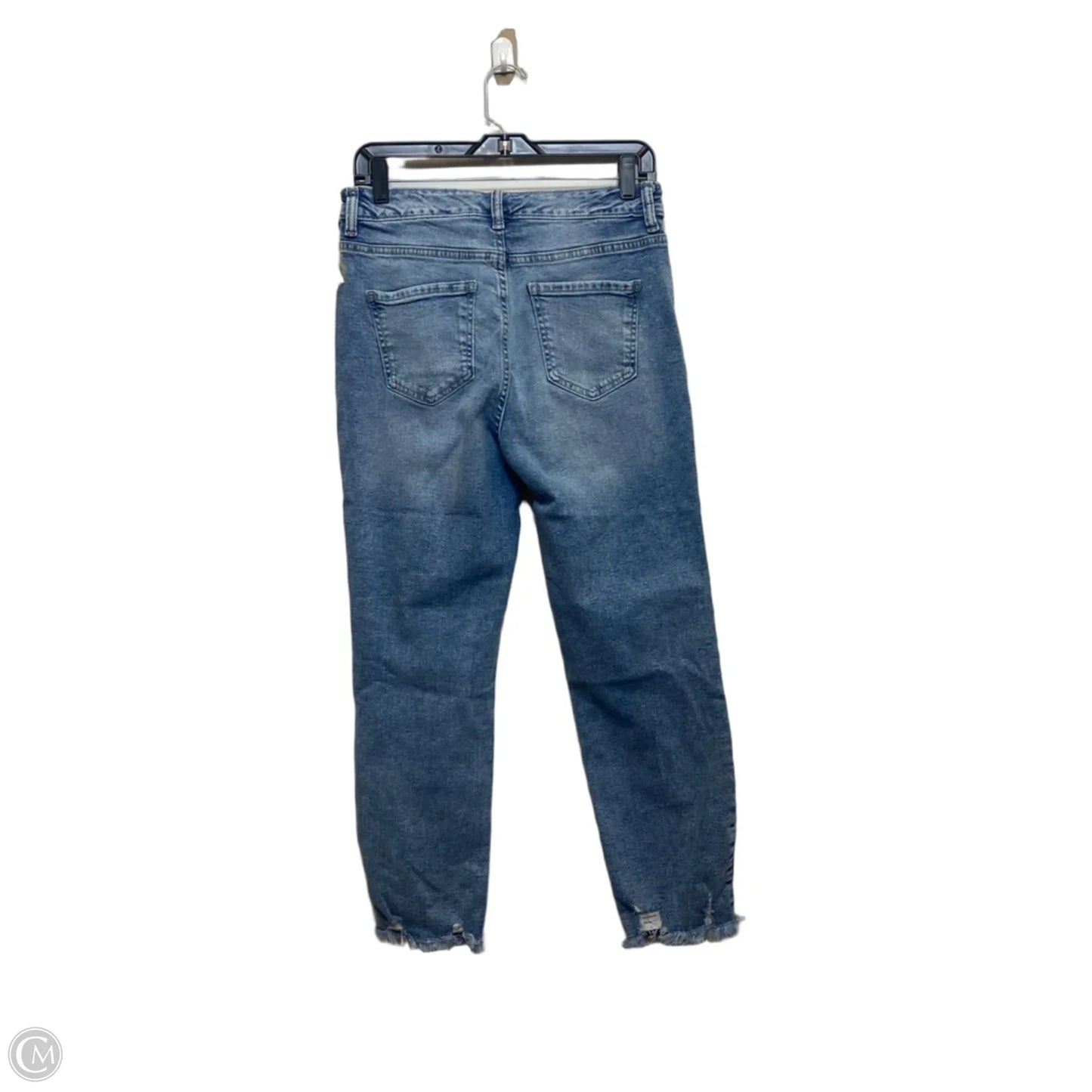 Jeans Straight By Time And Tru In Blue Denim, Size: 6
