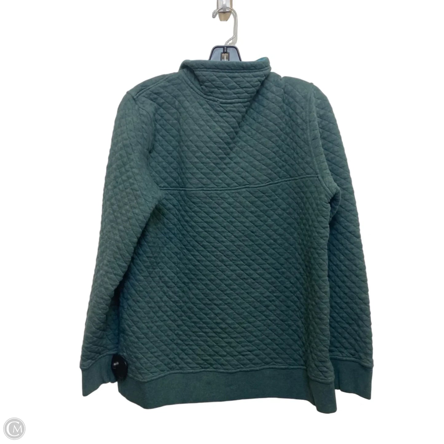 Athletic Sweatshirt Collar By Patagonia In Green, Size: L