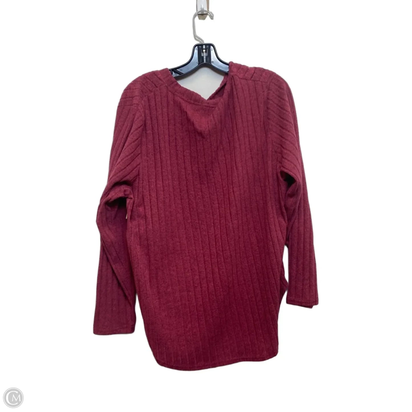 Top Long Sleeve By Cmf In Pink, Size: 3x