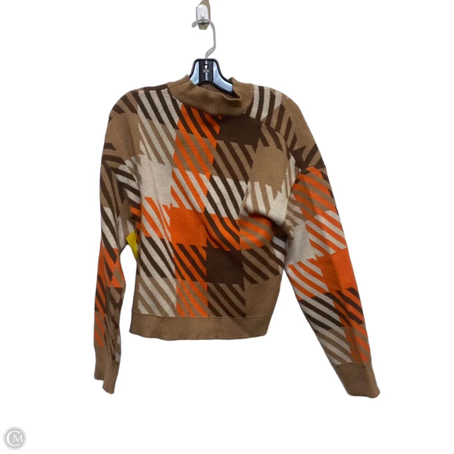 Sweater By Thml In Brown & Orange, Size: L