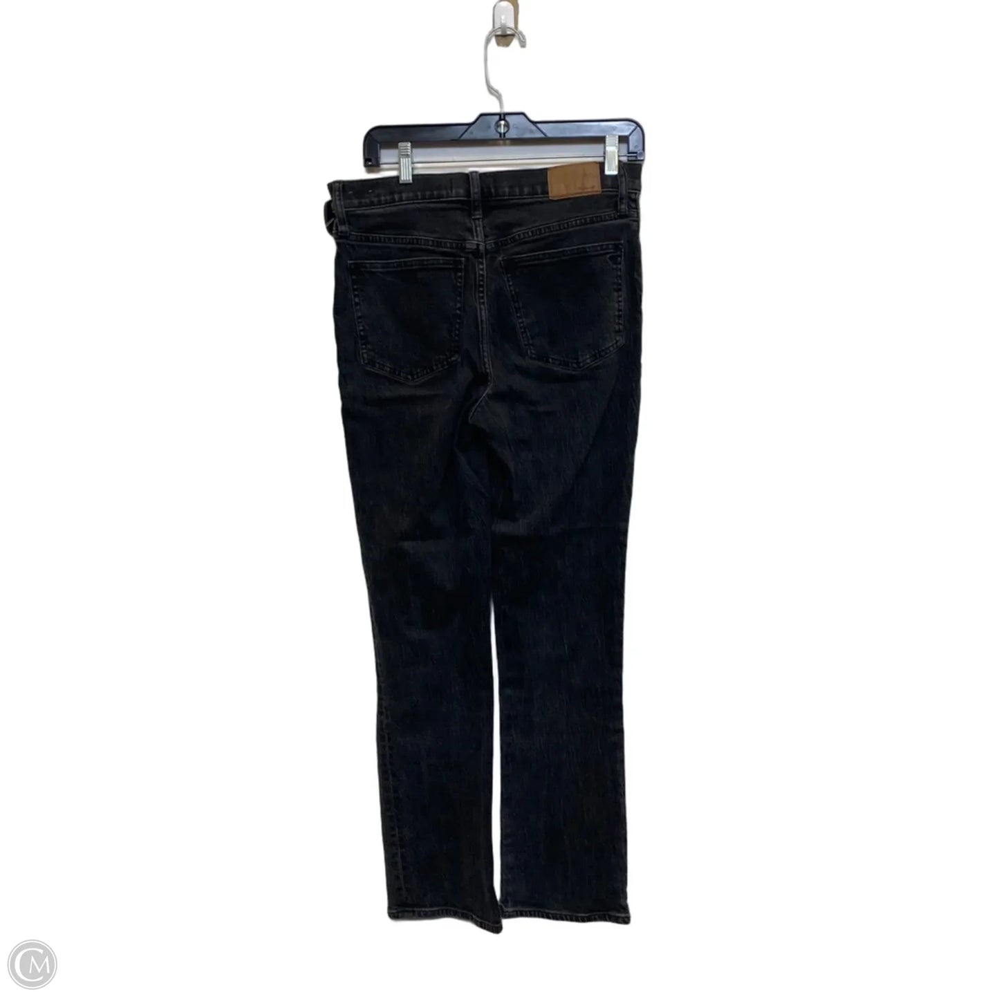 Jeans Straight By Madewell In Black Denim, Size: 4