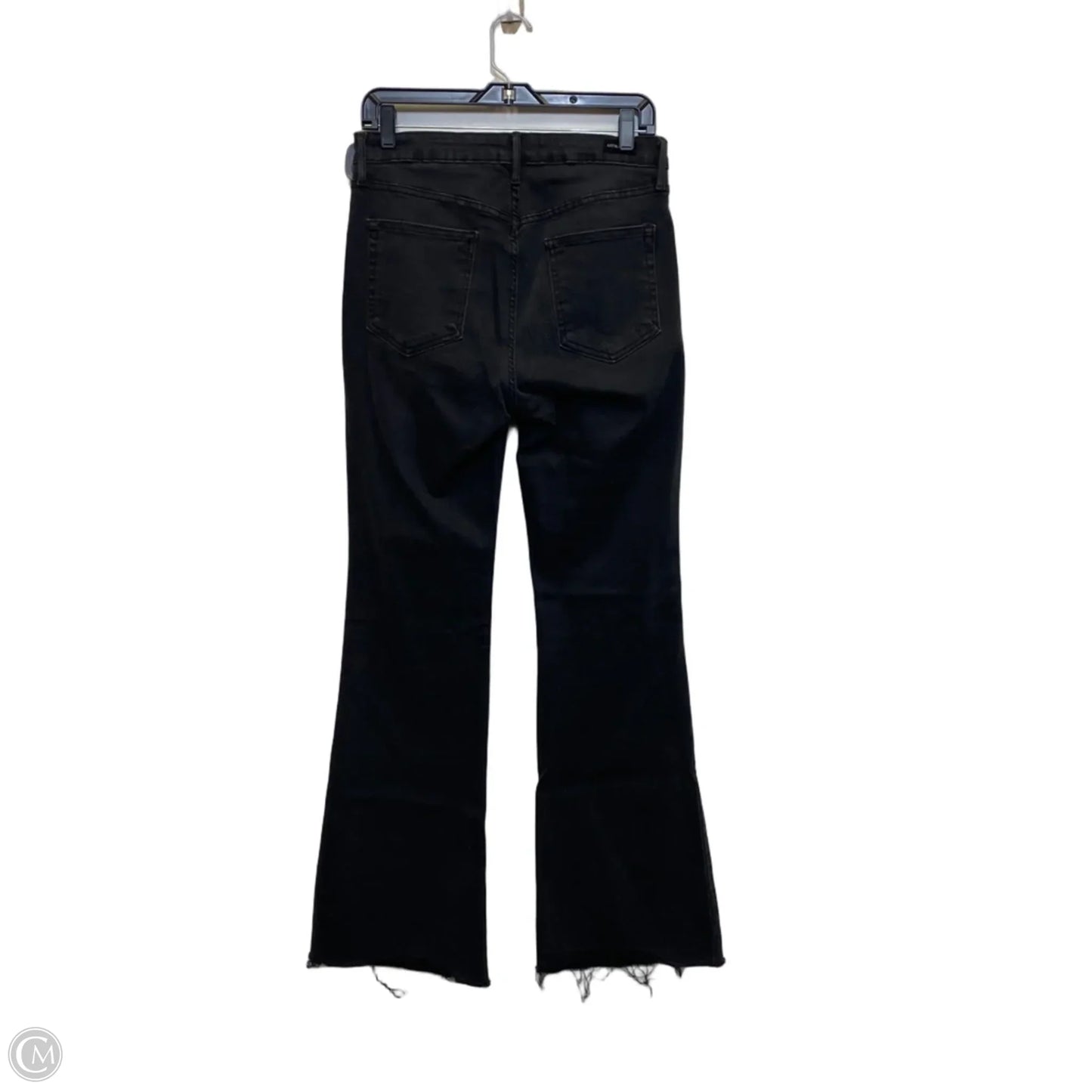 Jeans Flared By Just Black In Black Denim, Size: 8