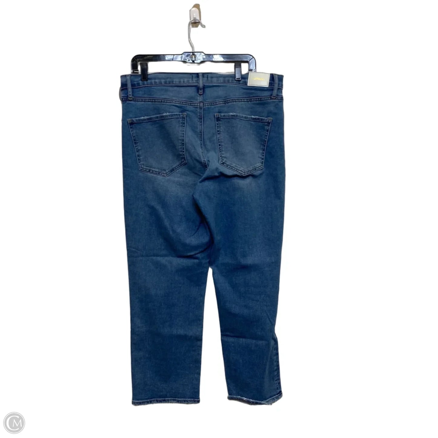 Jeans Boyfriend By Express In Blue Denim, Size: 14