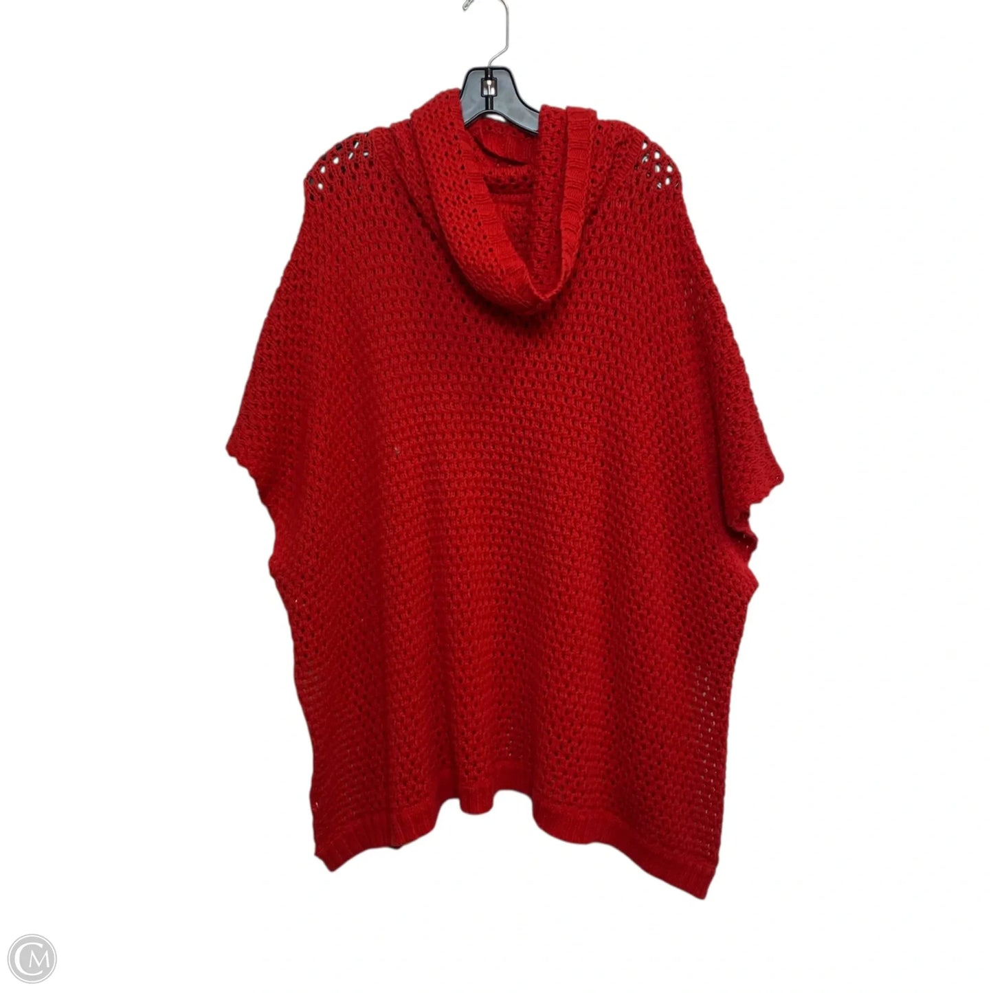 Sweater Short Sleeve By Crown And Ivy In Red, Size: Osfm
