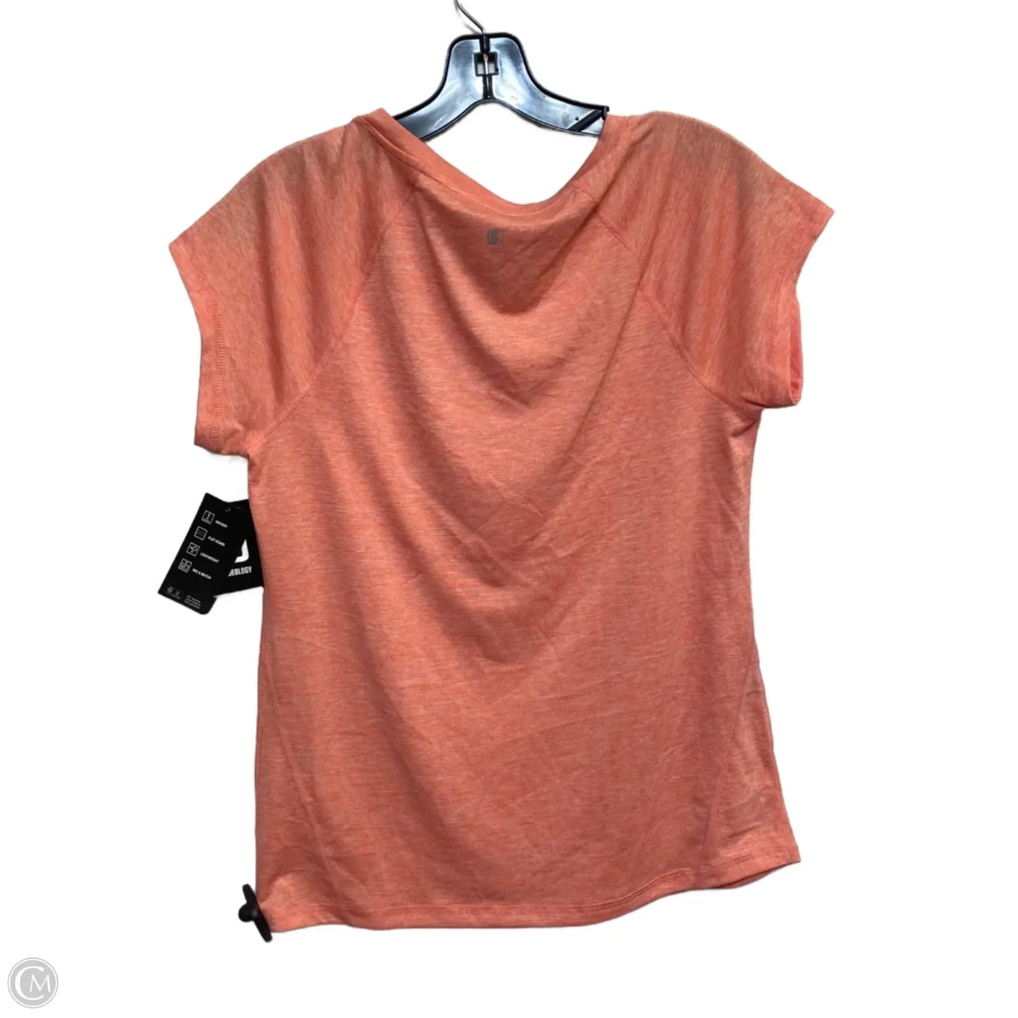 Athletic Top Short Sleeve By Ideology In Orange, Size: M