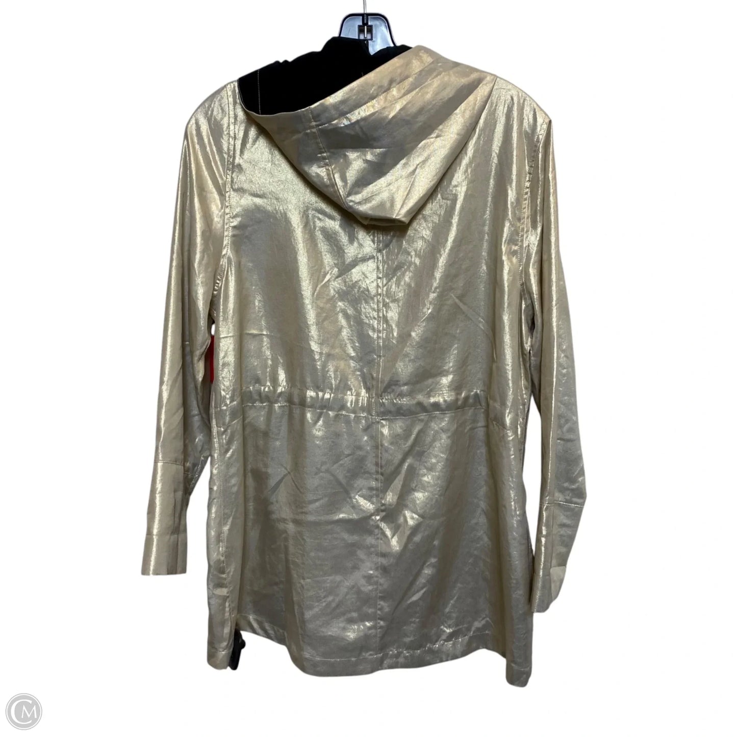 Athletic Jacket By Chicos In Gold, Size: M