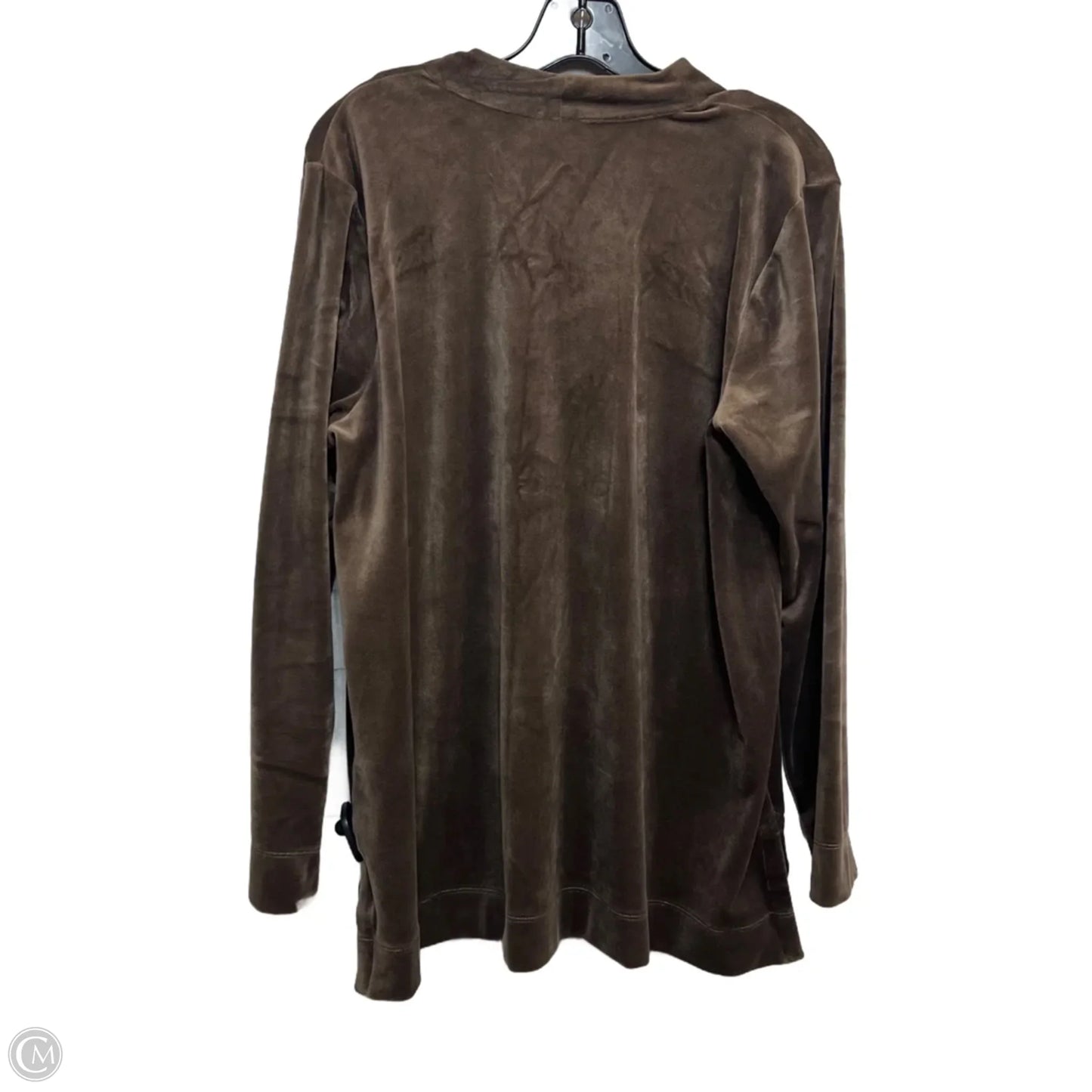 Top Long Sleeve By J. Jill In Brown, Size: L
