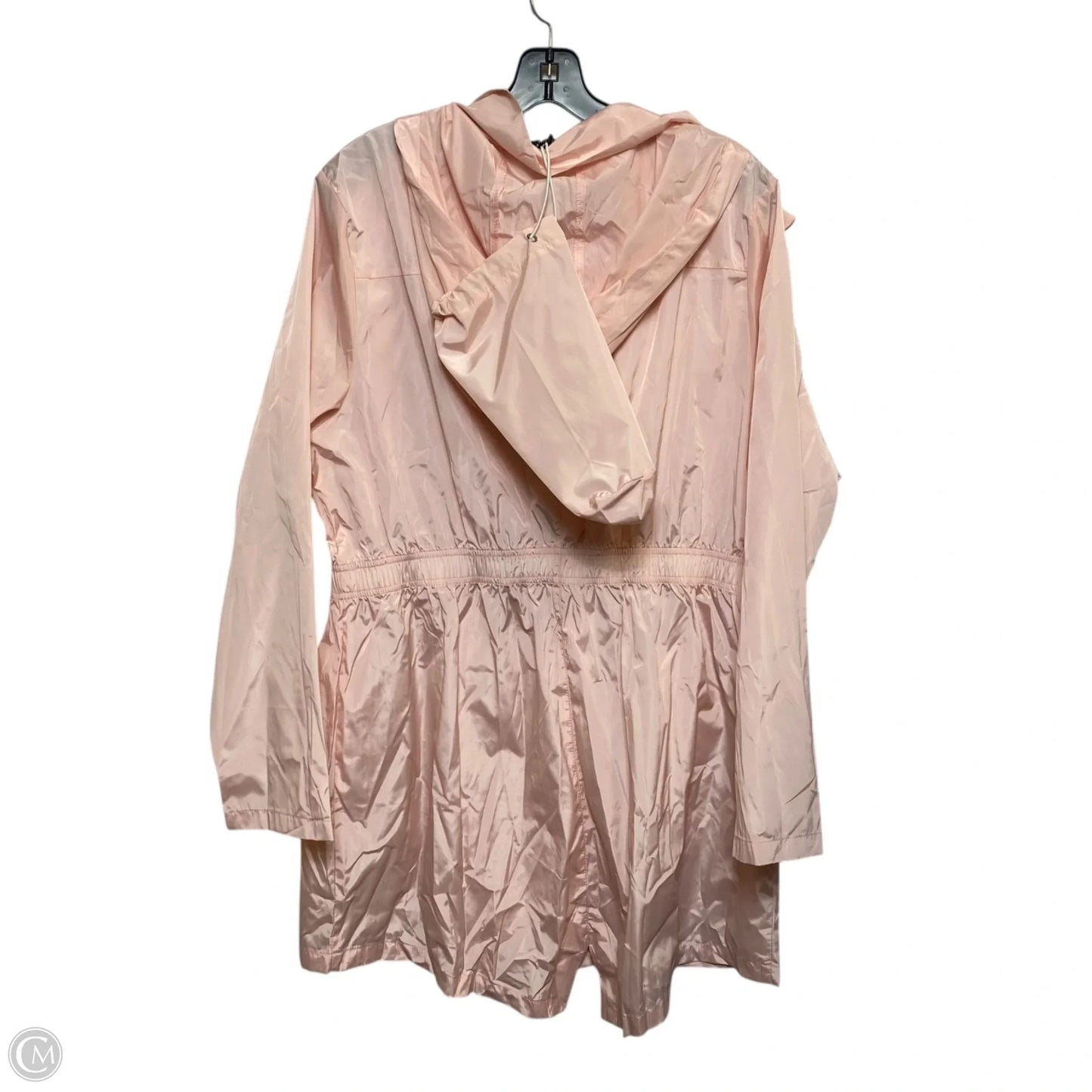 Jacket Windbreaker By Lomon In Pink, Size: L