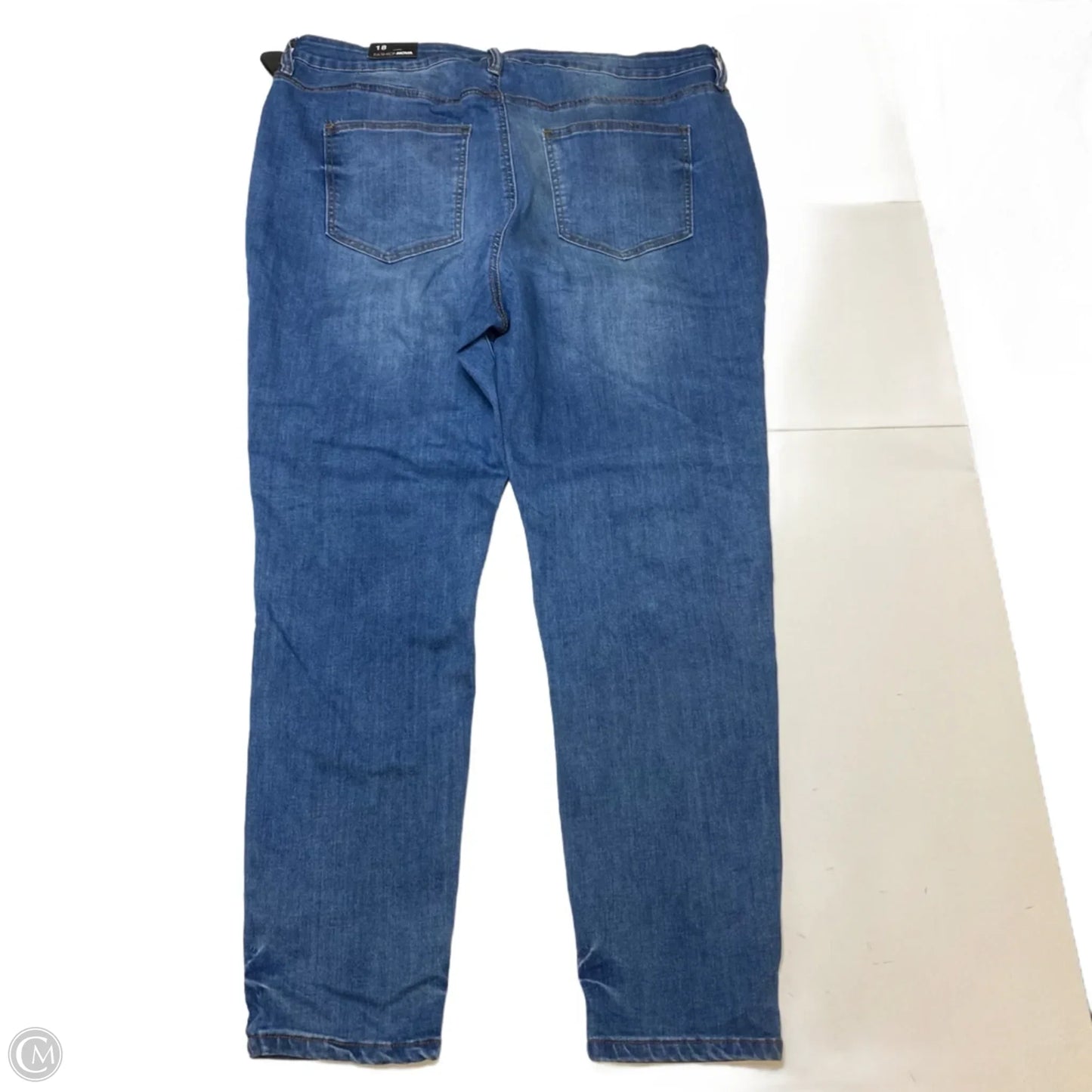 Jeans Skinny By Fashion Nova In Blue Denim, Size: 18